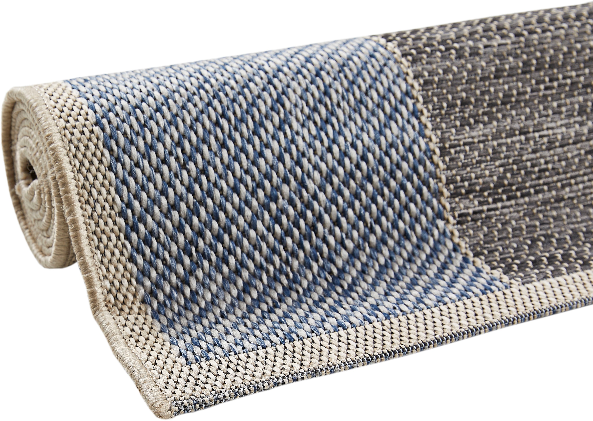 Andiamo Läufer »Clyde 2«, rechteckig, 5 mm Höhe, Flachgewebe, Patchwork Design, In- und Outdoor geeignet