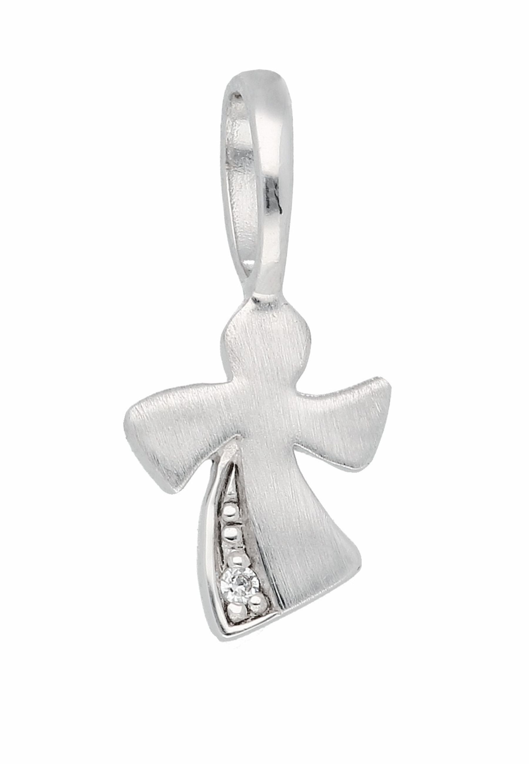 Adelia´s Kettenanhänger »Damen 925 Silber Anhänger Engel mit Zirkonia«, mit Zirkonia für Damen