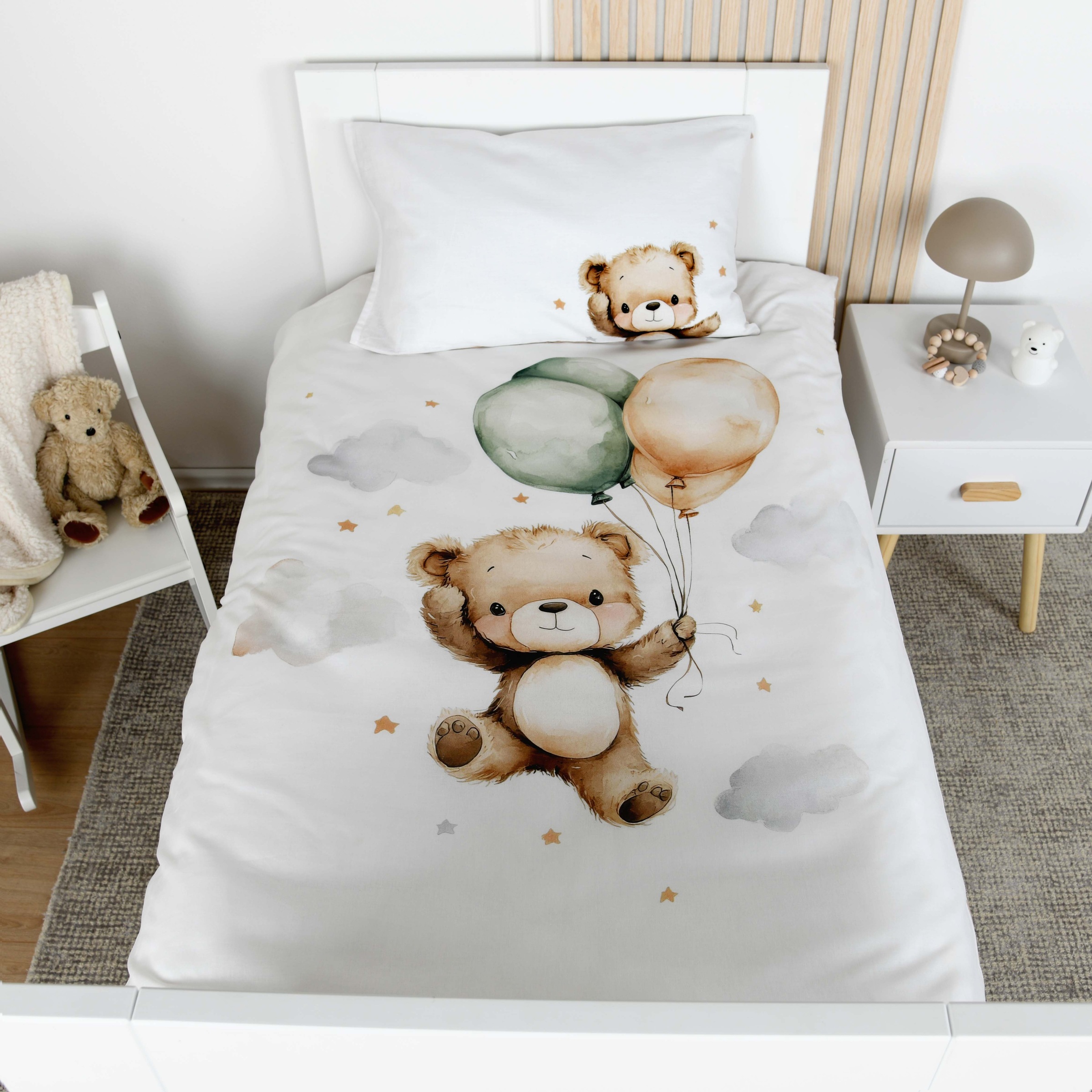 Baby Best Babybettwäsche »Ballon Teddy« 2 Wendebettwäsche