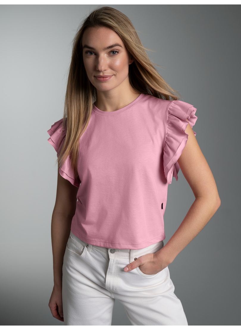 Trigema T-Shirt "TRIGEMA Volant Shirt" 1 günstig online kaufen