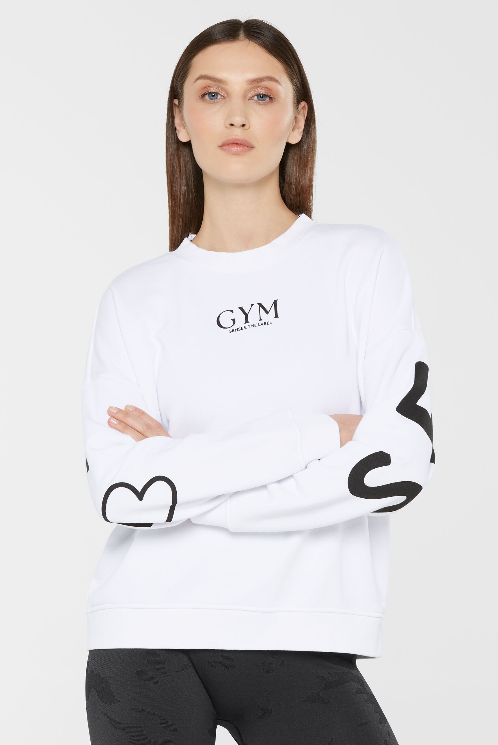 SENSES.THE LABEL Sweater, mit überschnittenen Schultern