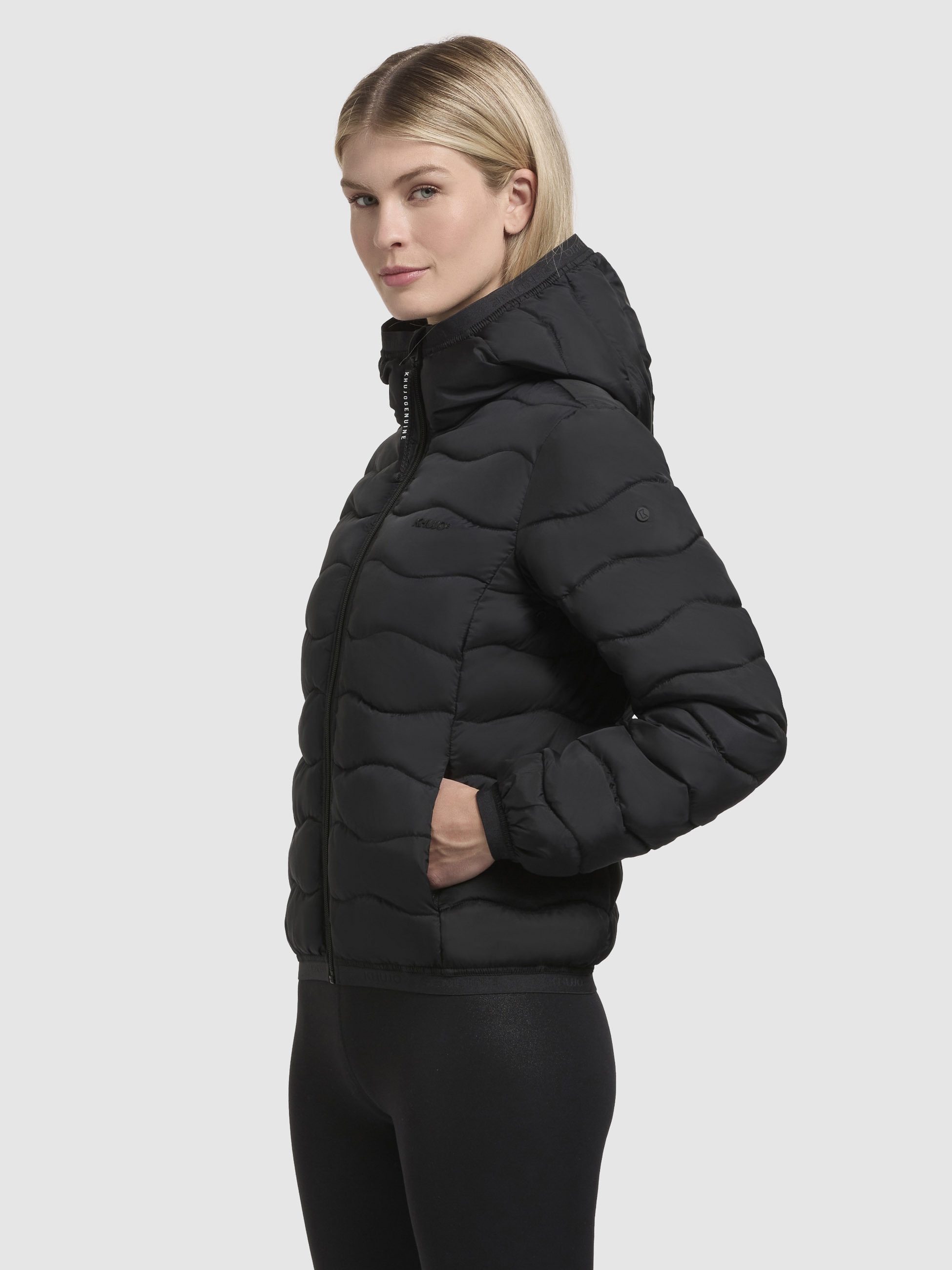 khujo Steppjacke »NARGO«, mit Kapuze