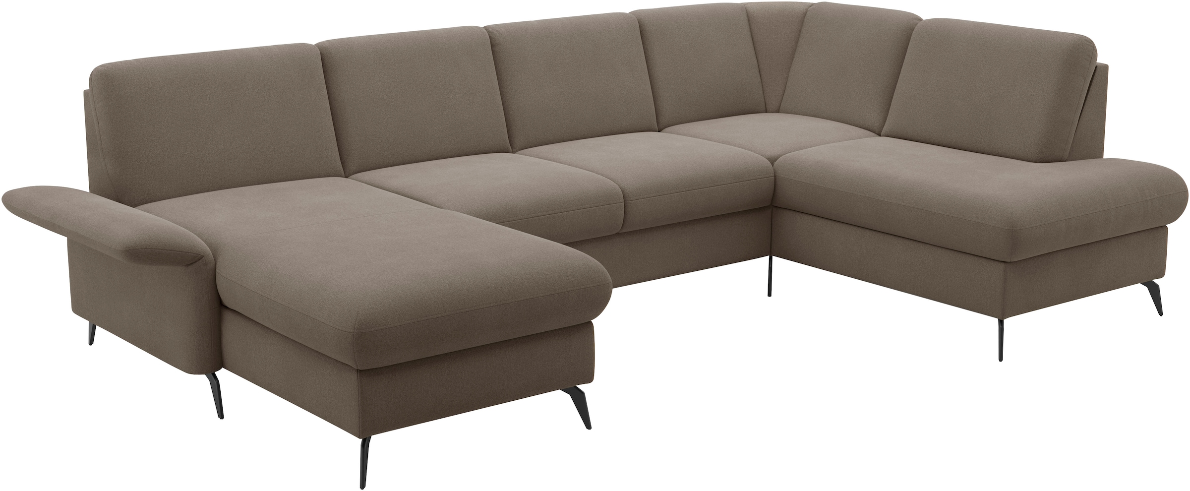 Home affaire Wohnlandschaft »Rochelle«, optional: Armteilverstellung, klappbar, Bettkasen