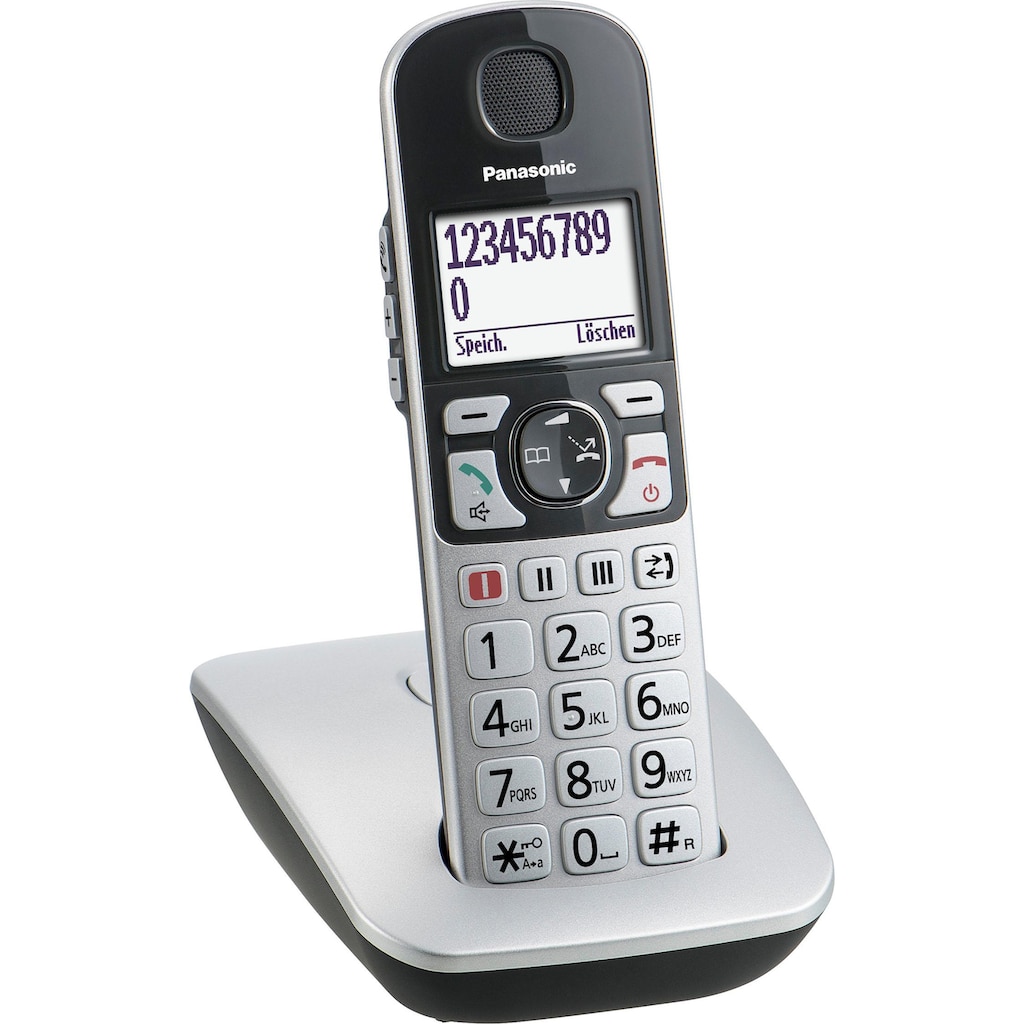 Panasonic Seniorentelefon »KX-TGE510«, (Mobilteile: 1)