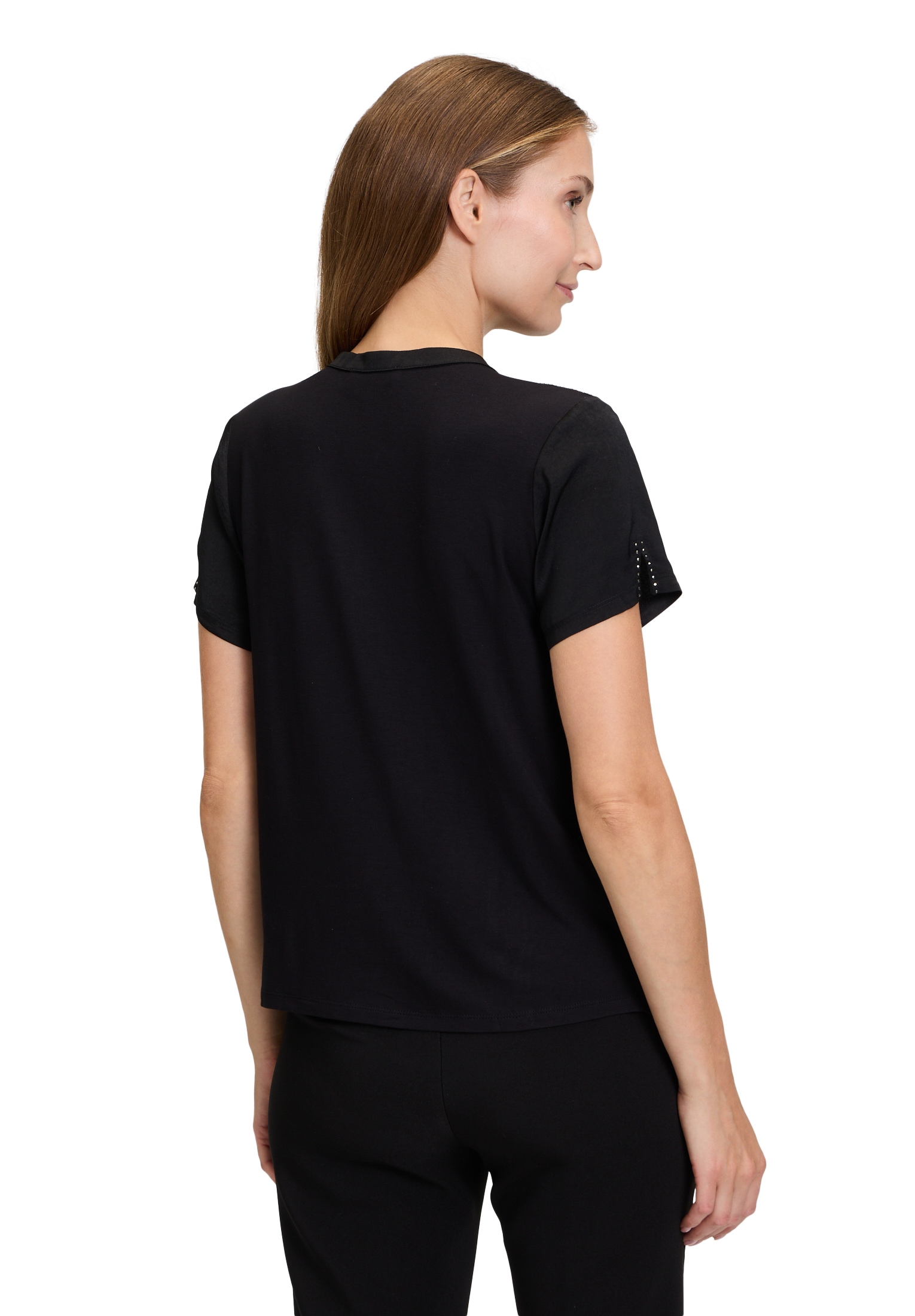 Cartoon Kurzarmshirt »Cartoon Blusenshirt kurzarm«, (1 tlg.), Materialmix