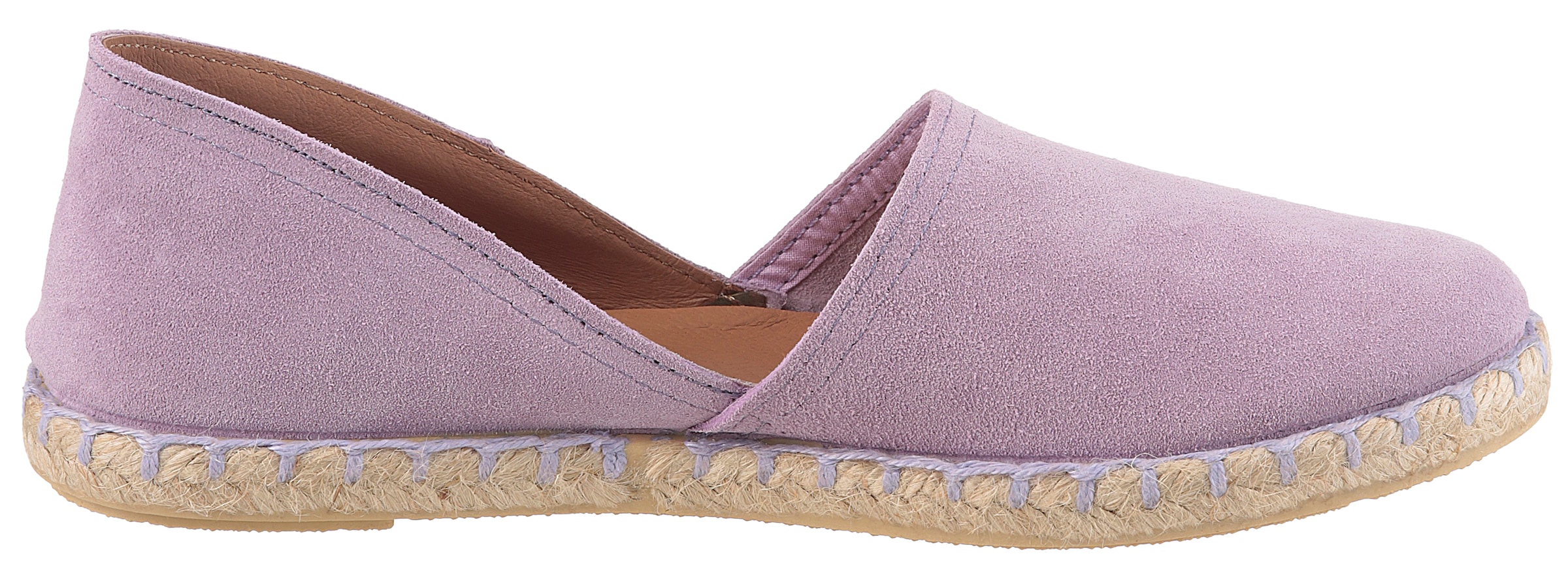 VERBENAS Espadrille »CARMEN SERRAJE«, Schlupfschuh, Sommerschuh, Loafer mit typischem Jute-Rahmen