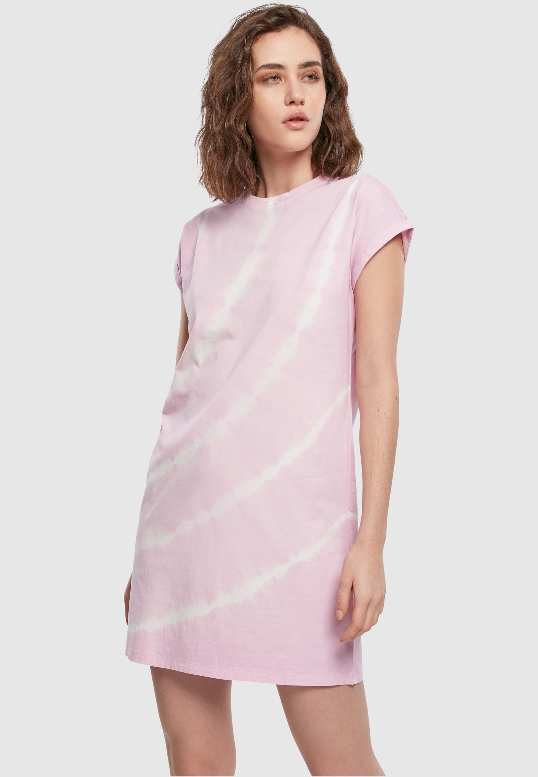 URBAN CLASSICS Shirtkleid »Urban Classics Damen Ladies Tie Dye Dress«, (1 tlg.)