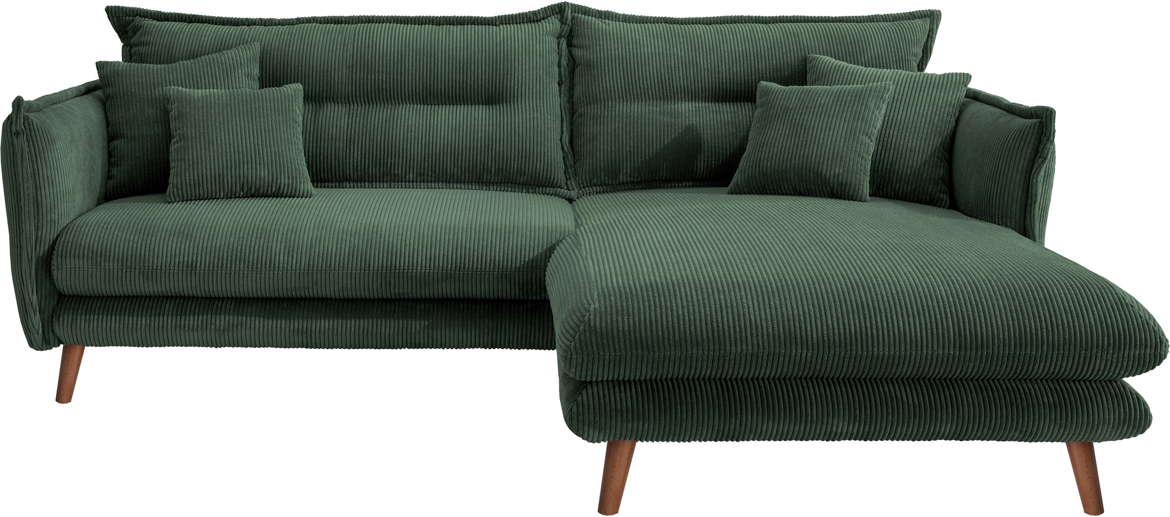INOSIGN Ecksofa "Lazio modern und bequem, schmale Armlehnen, tolle Detailve günstig online kaufen