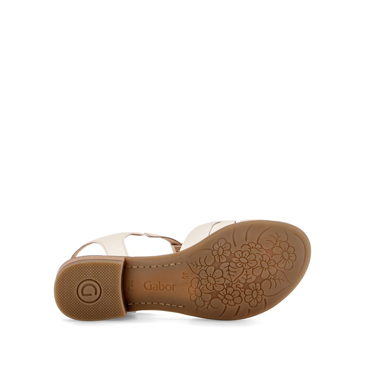 Riemchensandale GABOR "Riemchensandale", Damen, Gr. 40, creme, Schuhe Riemchensandale 6