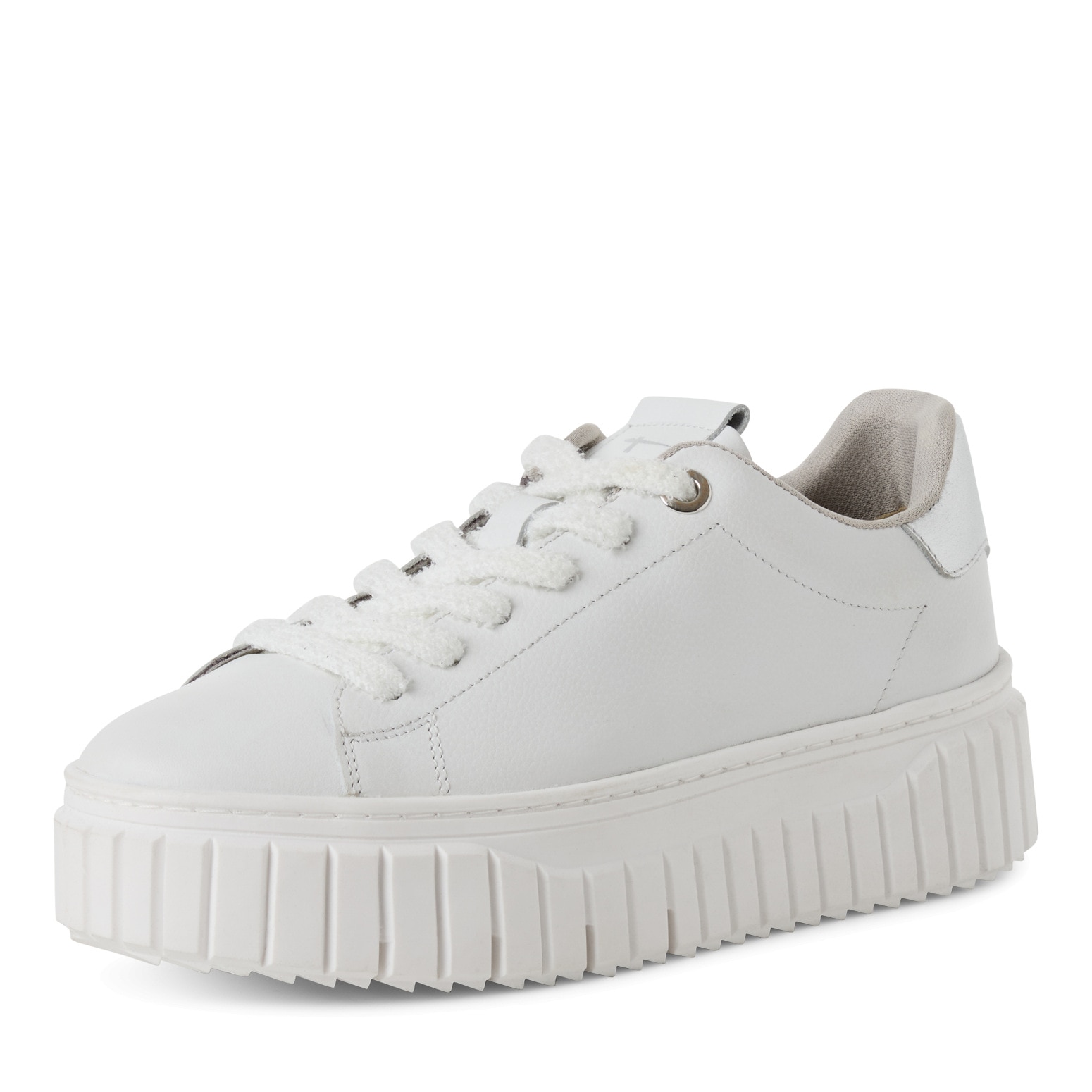 Tamaris Plateausneaker, Freizeitschuh, Halbschuh, Schnürschuh mit Kontrastb günstig online kaufen