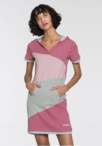 KangaROOS Sweatkleid, mit Kapuze und trendigem Colorblocking kaufen