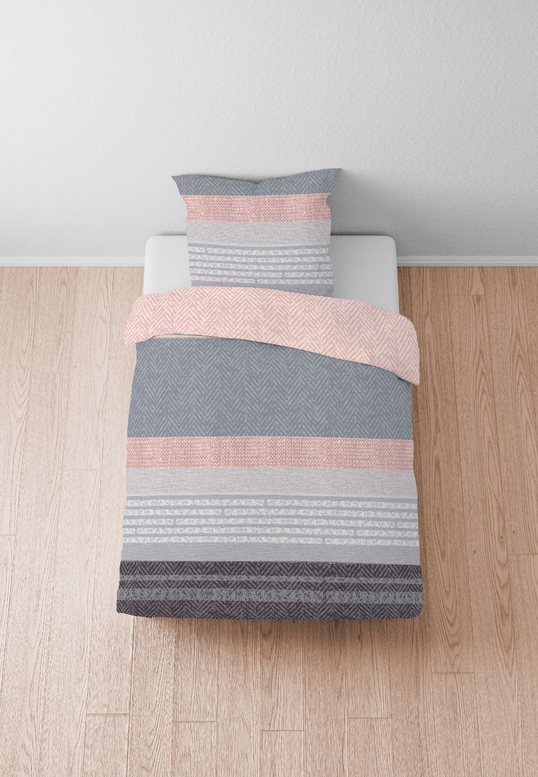 Biberna Bettwäsche "0004104" 2 Stk. tlg. wohlig warm + weich, pflegeleicht, günstig online kaufen