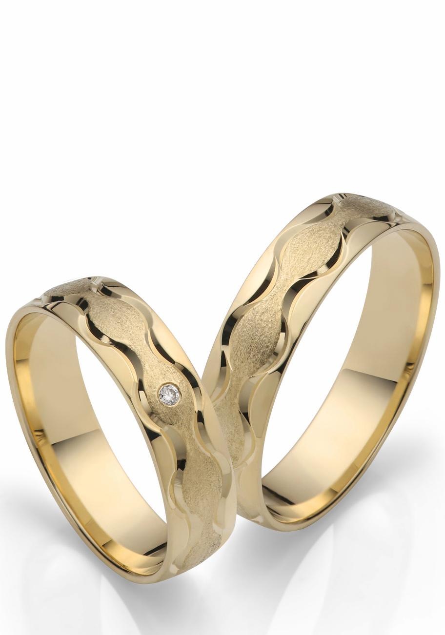 Geschenk ohne online 375 Welle«, Germany in Hochzeit Brillant/Diamant Gold Firetti Made »Schmuck bestellen \