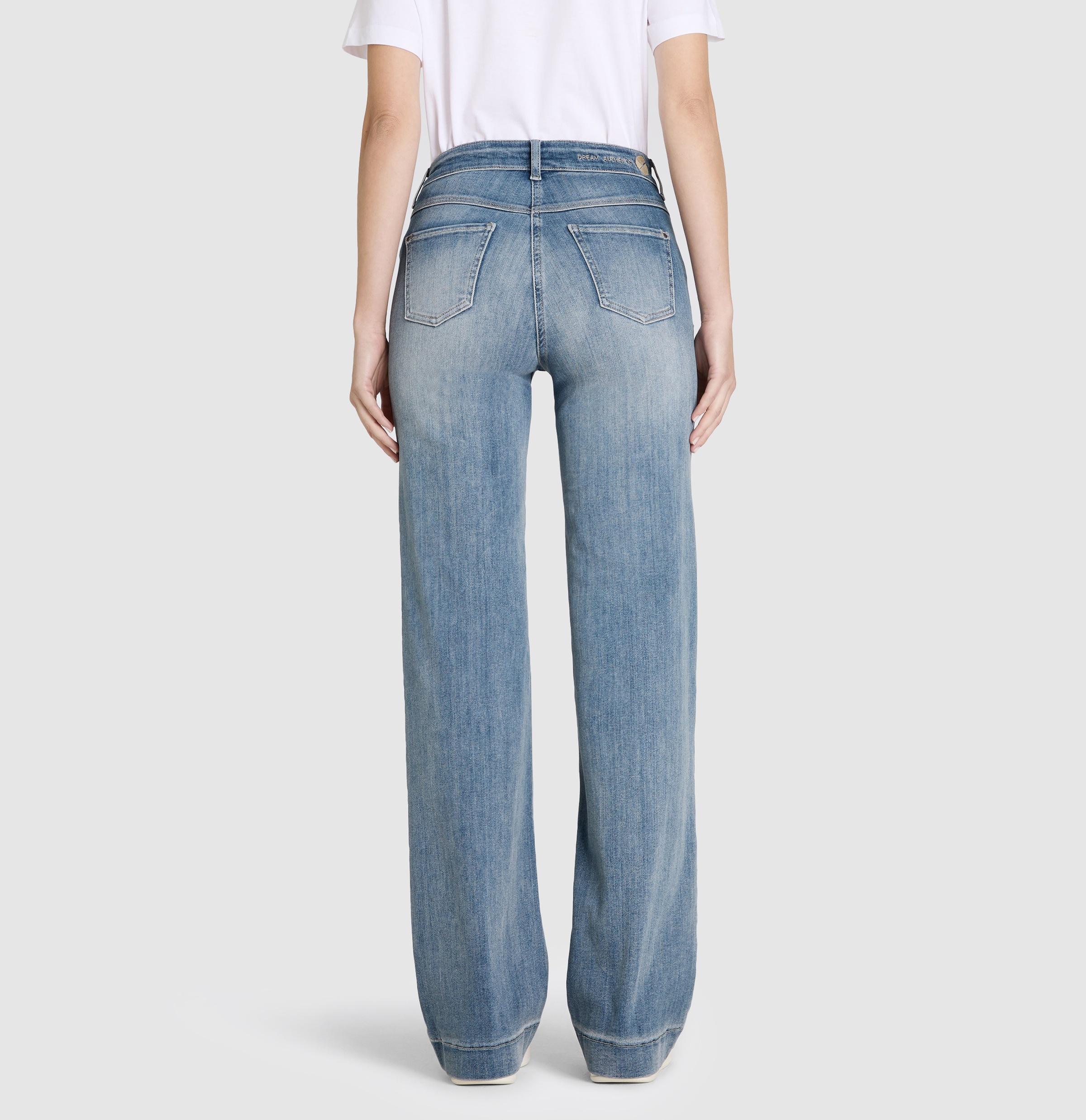 MAC Weite Jeans "Dream Wide authentic", mit formendem Shaping-Effekt günstig online kaufen