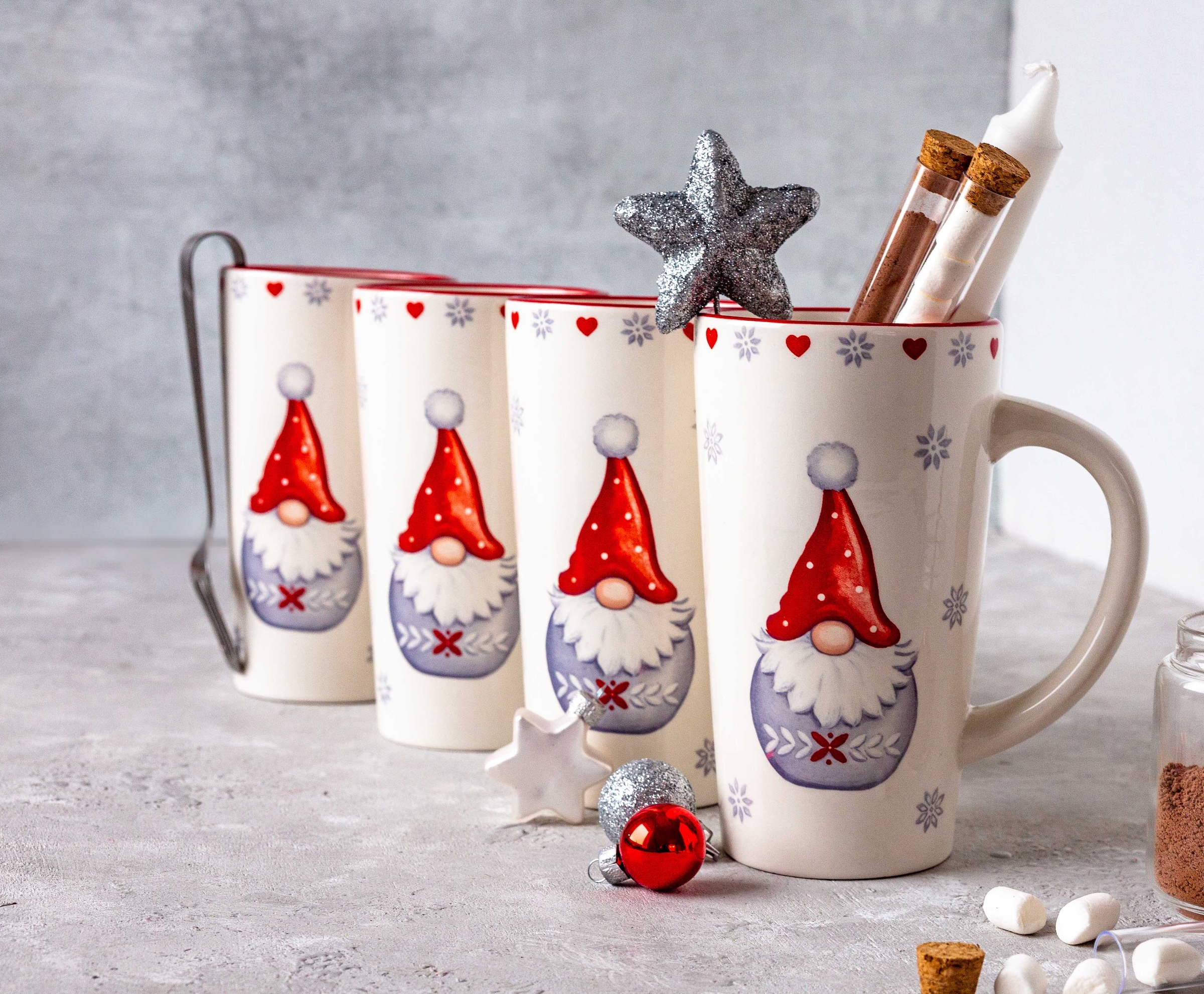 MÄSER Becher »AURELA, Kaffeebecher-Set, Steingut«