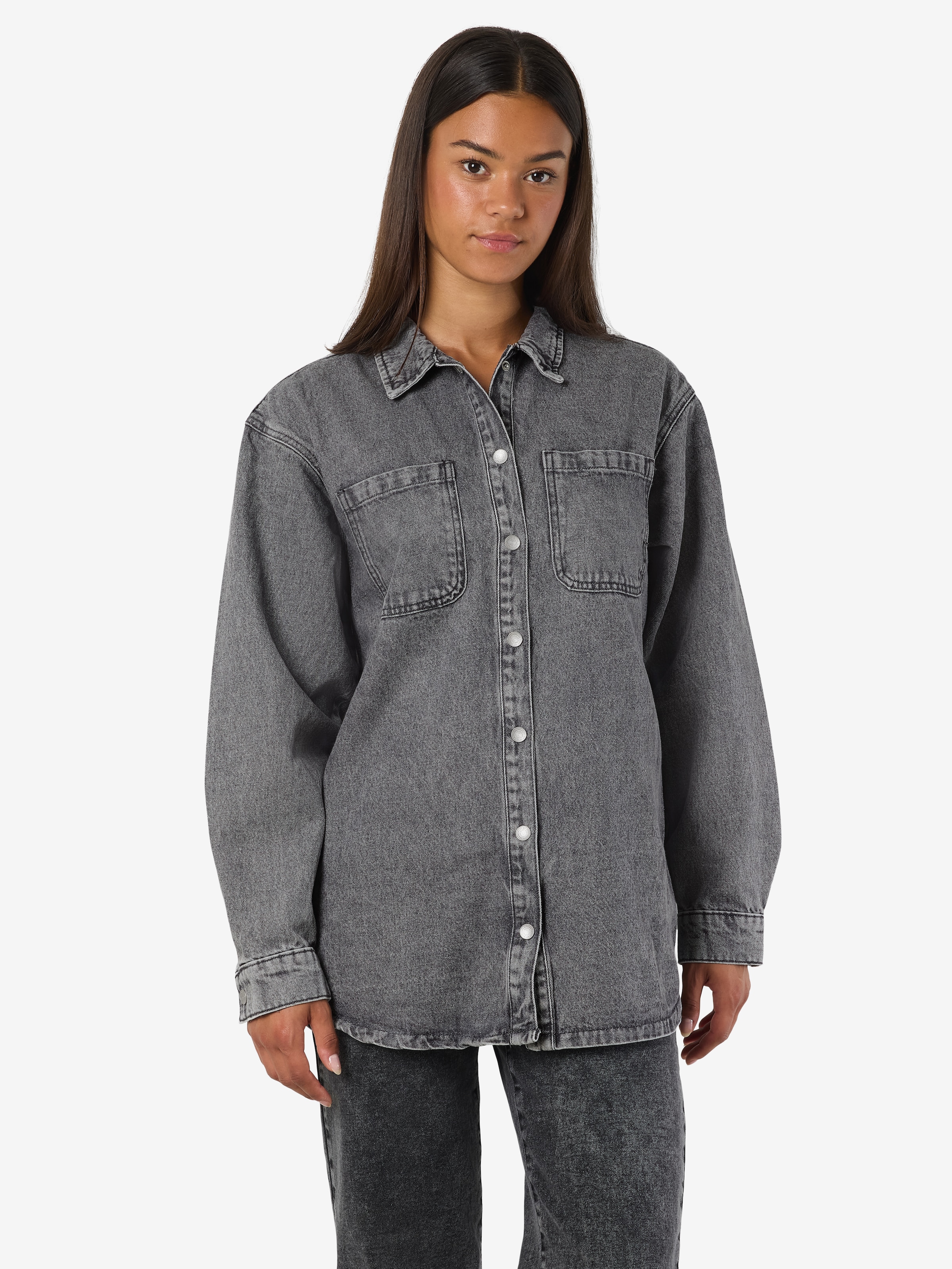 Noisy may Jeansjacke "NMALVA L/S DNM SHACKET AZ450MG NOOS" günstig online kaufen