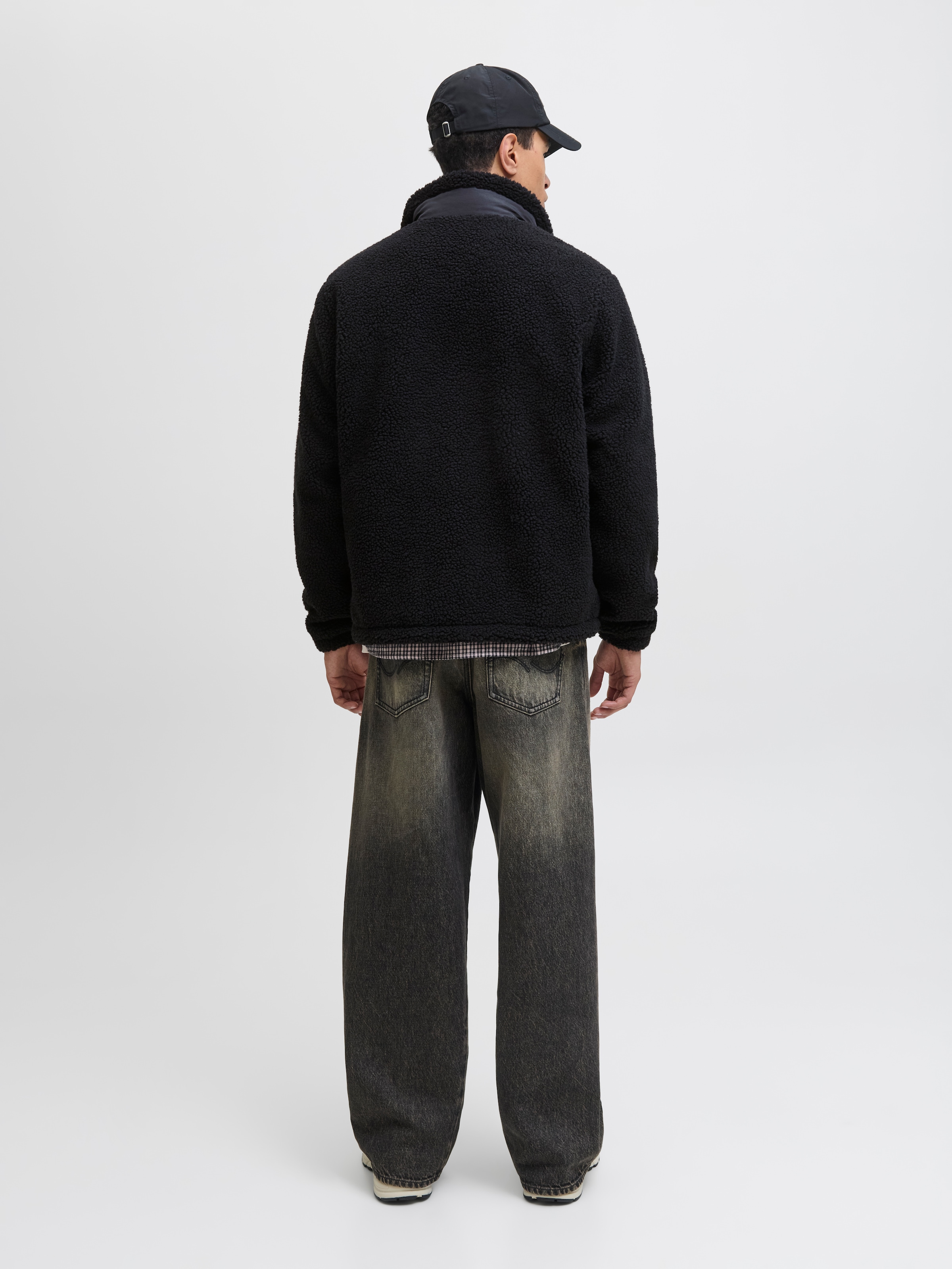 Jack & Jones Fleecejacke »JJESOHO TEDDY JACKET NOOS«, ohne Kapuze