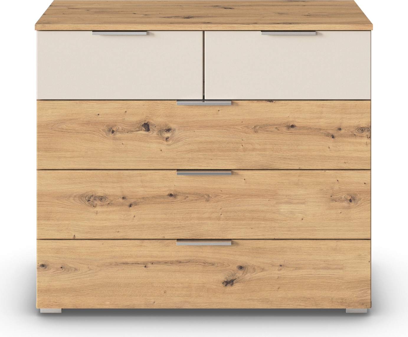 rauch Schubkastenkommode »Monza Sideboard Kommode Wäscheschrank«, mit 5 geräumigen Schubkästen in trendigen Farbkombinationen