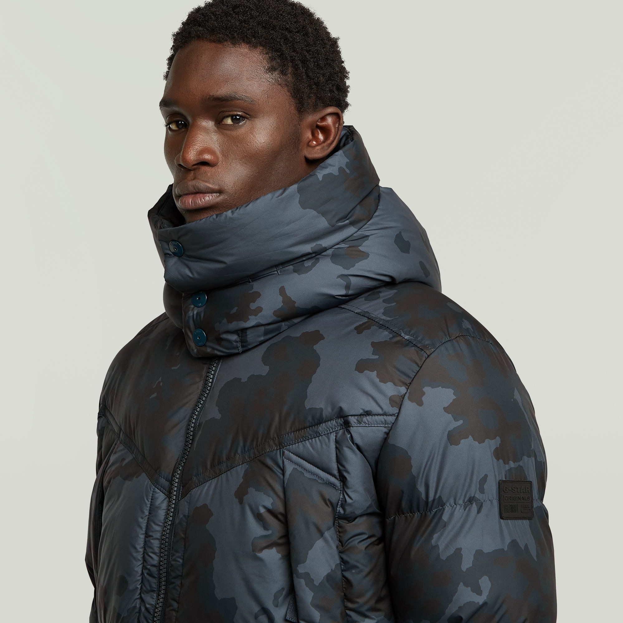 G-STAR Steppjacke »G-Whistler Padded Hooded 2.0«, mit Kapuze, Regular Fit, mit abnehmbarer Kapuze