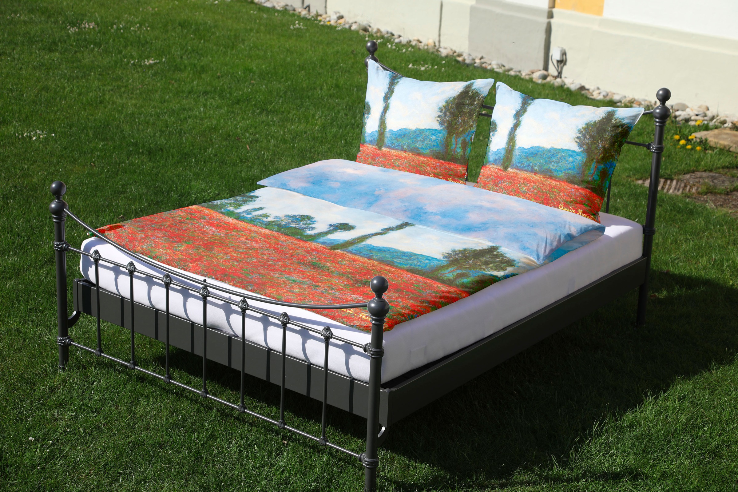 Goebel Bettwäsche "Mohnfeld" 2 Stk. leuchtende Farben günstig online kaufen