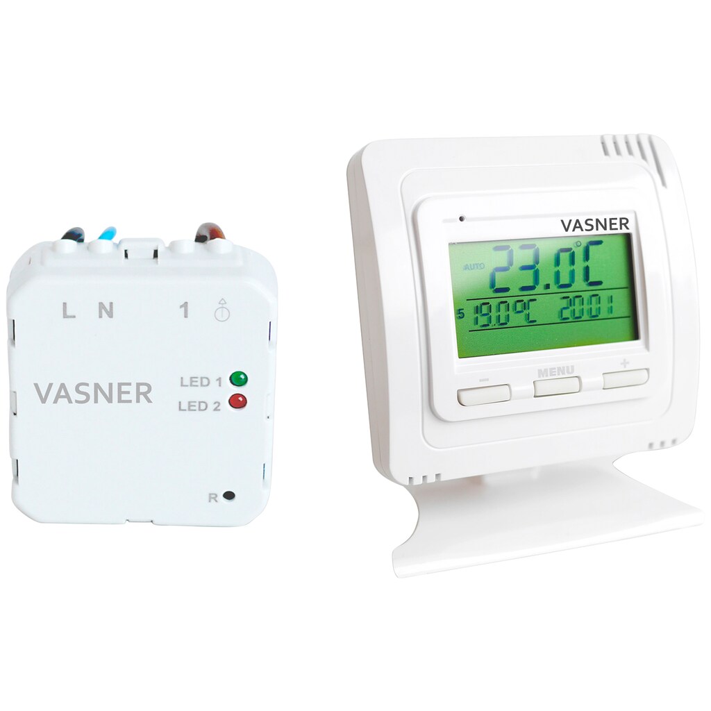 Vasner Raumthermostat »VFTB-US«, für Infrarotheizung, Sender + Unterputz Empfänger