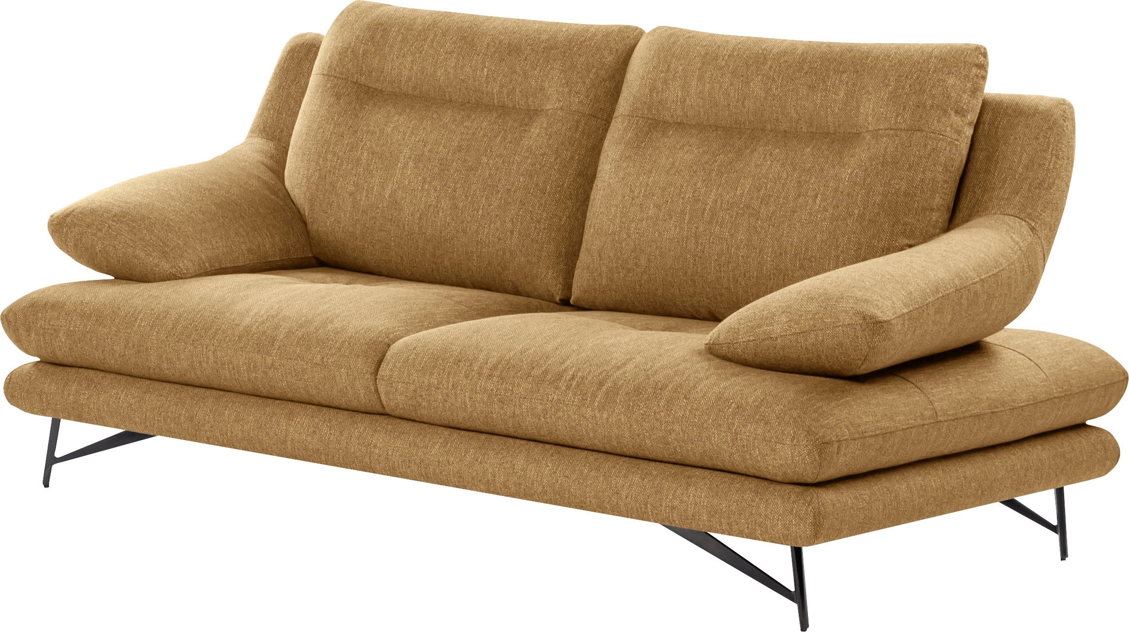 CALIA ITALIA 3-Sitzer »Cezanne modern, elegant und bequem, aufwendige Detailverarbeitung«, wahlweise mit Sitztiefenverstellung