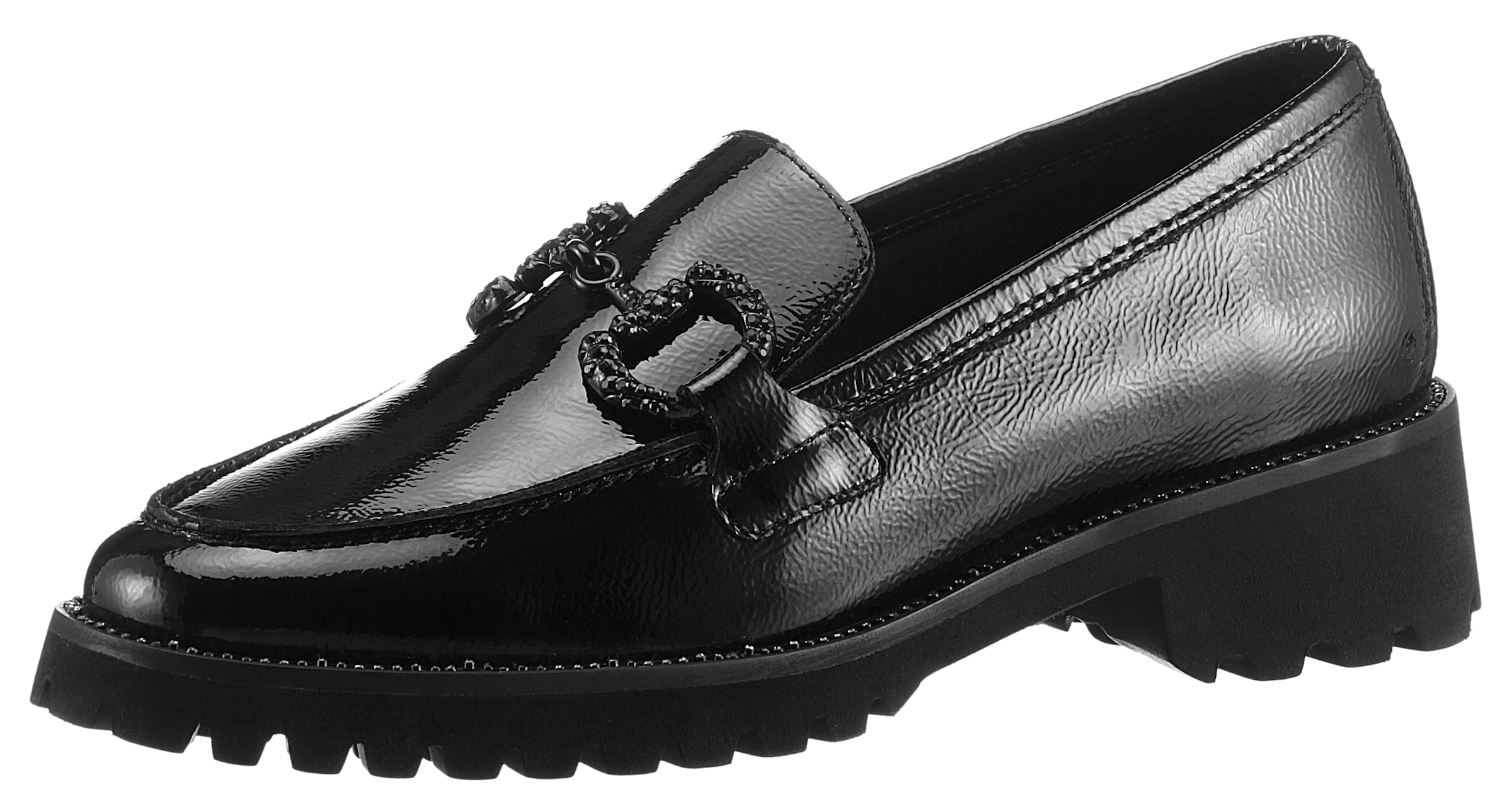 Ara Loafer "KENT", Schlupfschuh, Festtagsschuh, Halbschuh mit schöner Schmu günstig online kaufen