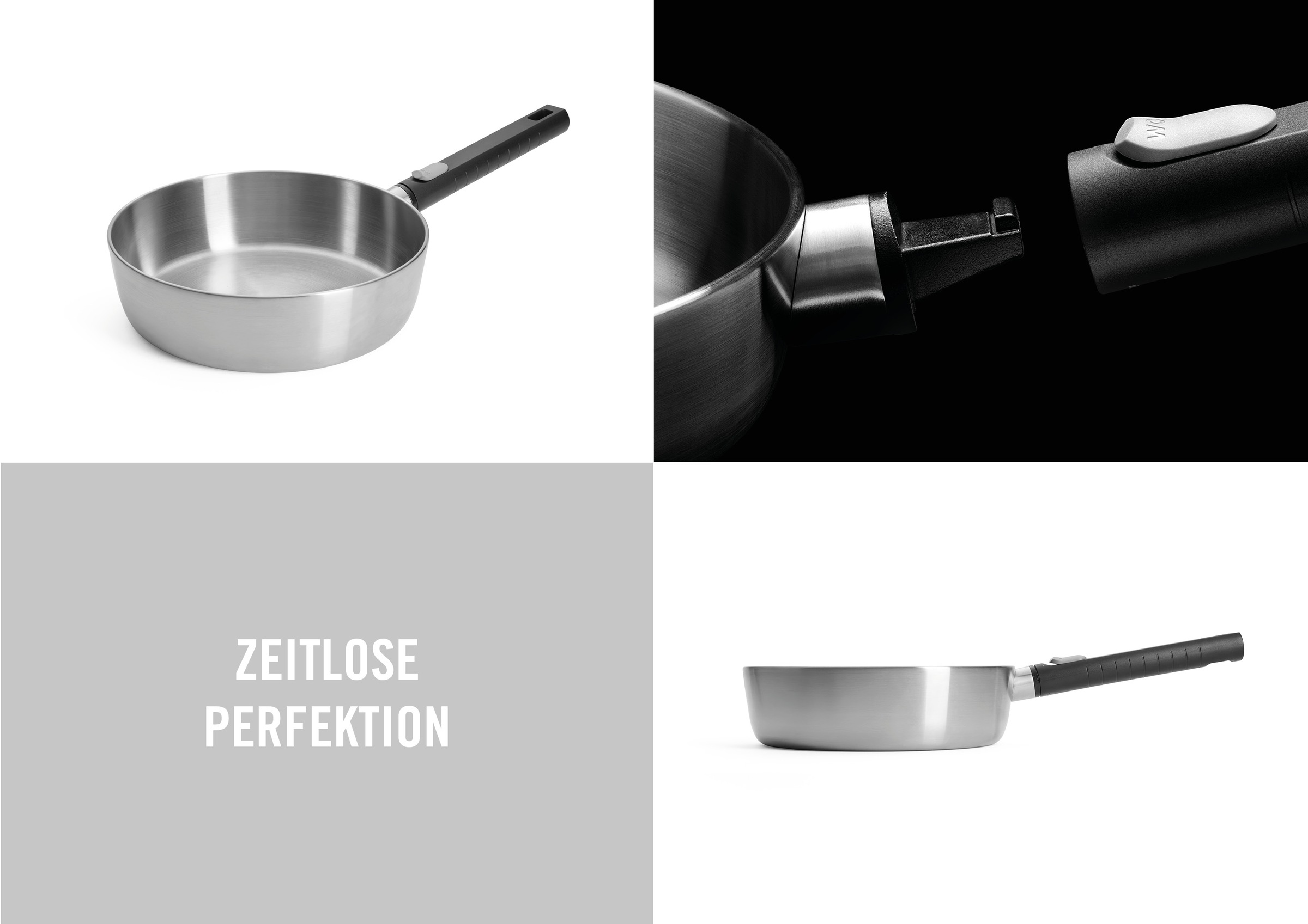 WOLL Schmorpfanne »Logic Steel« Edelstahl 18/10 1 Stk. tlg. 5-Schicht-Aufbau