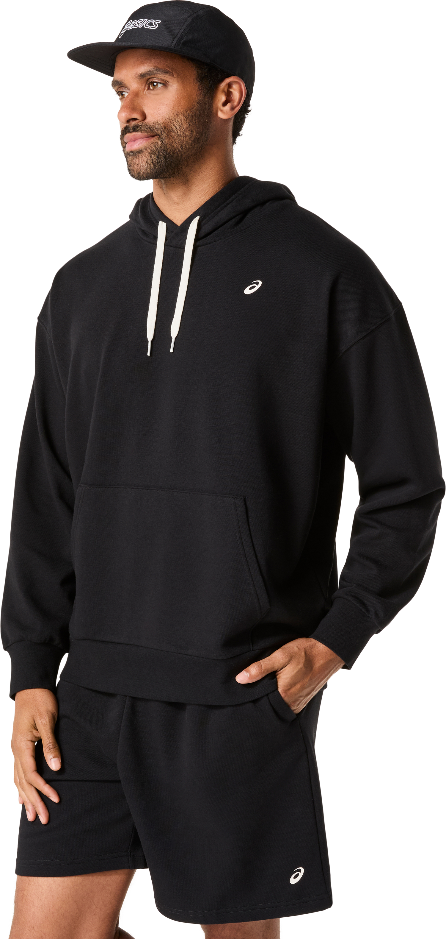 Asics Kapuzensweatshirt »FRENCH TERRY RELAXED PULLOVER HOODIE«, mit Kängurutasche, sportlicher Stil
