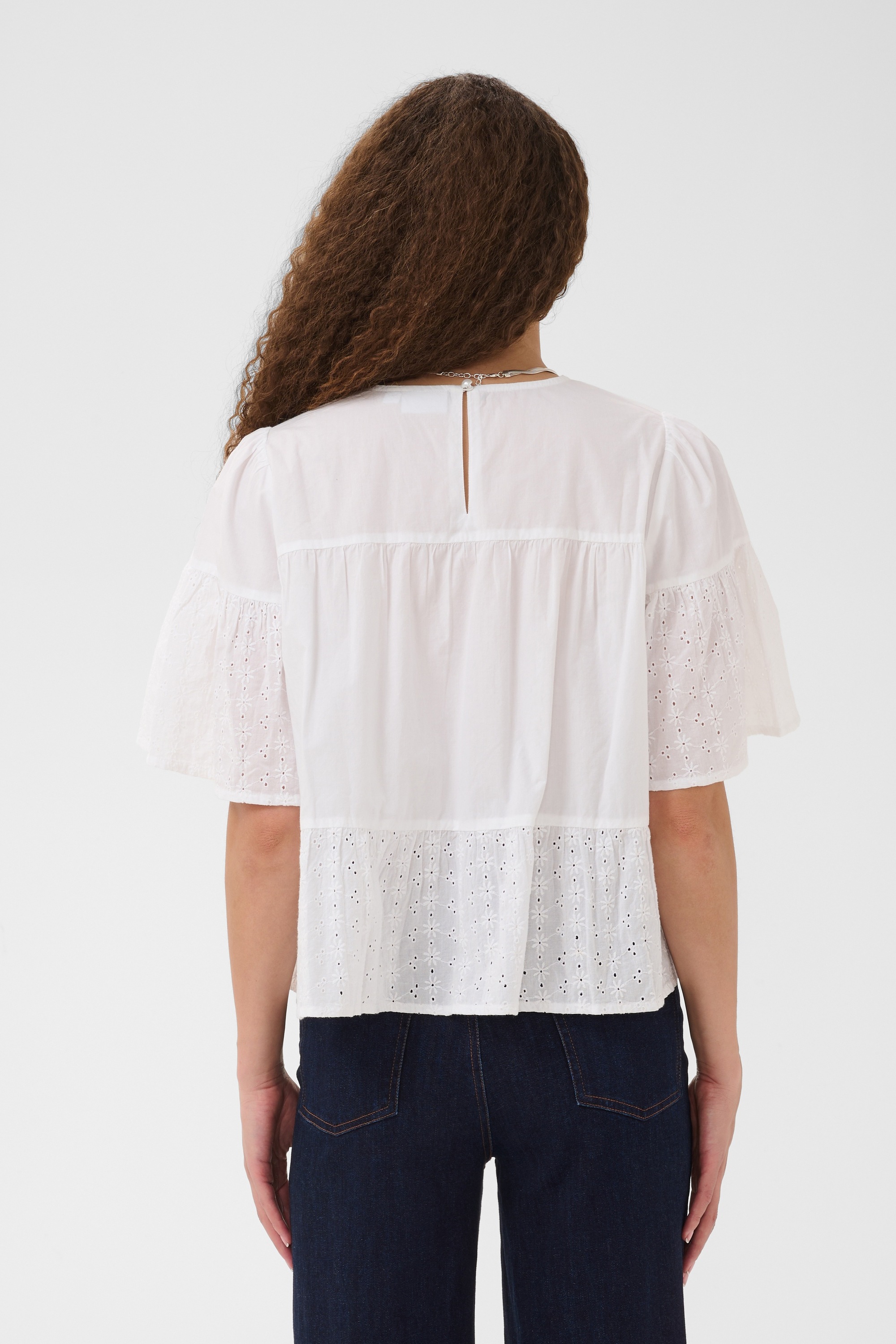 Saint Tropez Kurzarmbluse »Kurzarm-Bluse SuzannetSZ«