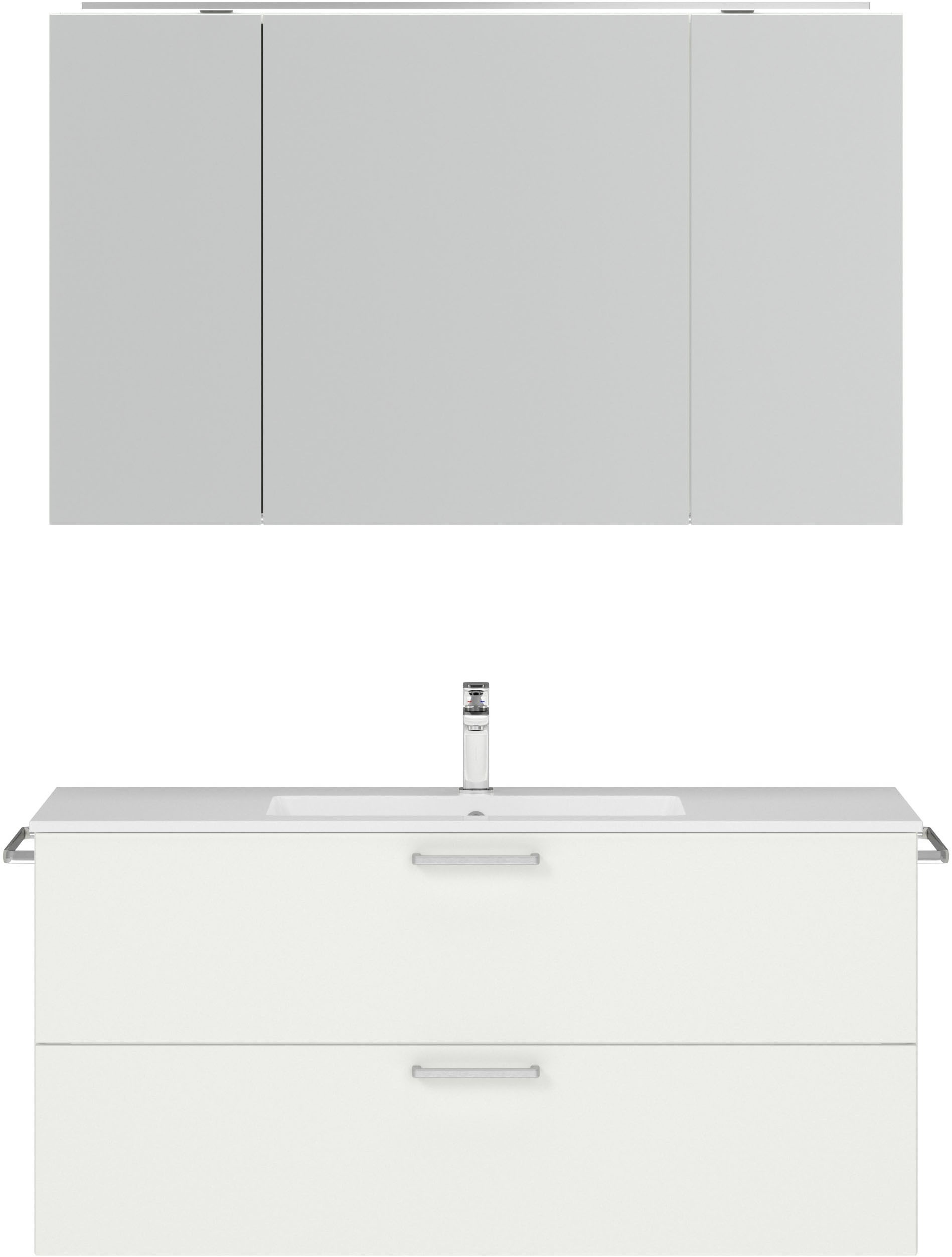 nobilia Badmöbel-Set "Tolvina", (2 St., vormontiert, mit Soft-Close), inkl. günstig online kaufen