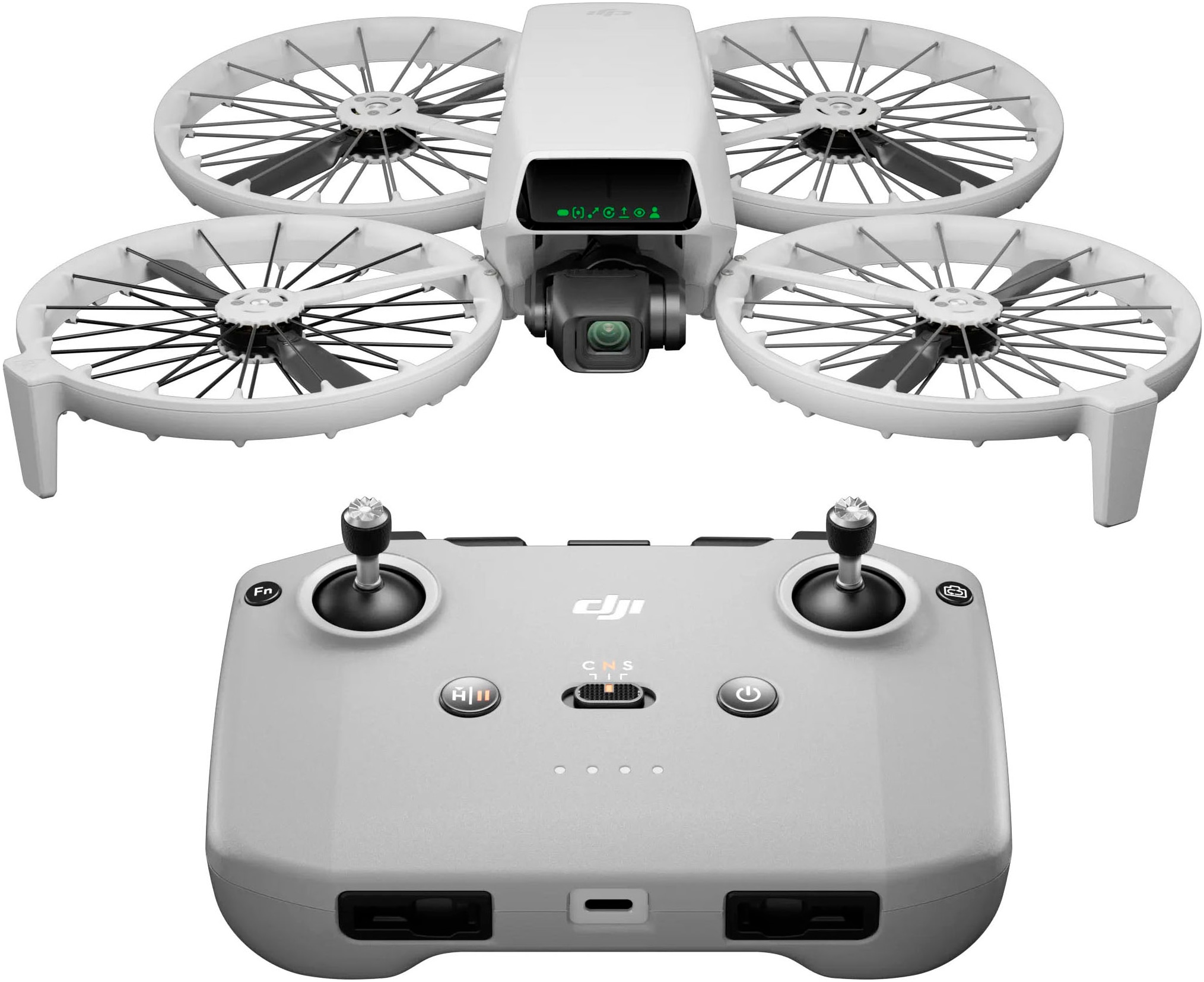 "DJI Drohne ""Flip"", weiß, B:28cm H:7,9cm T:23,3cm, Drohnen"