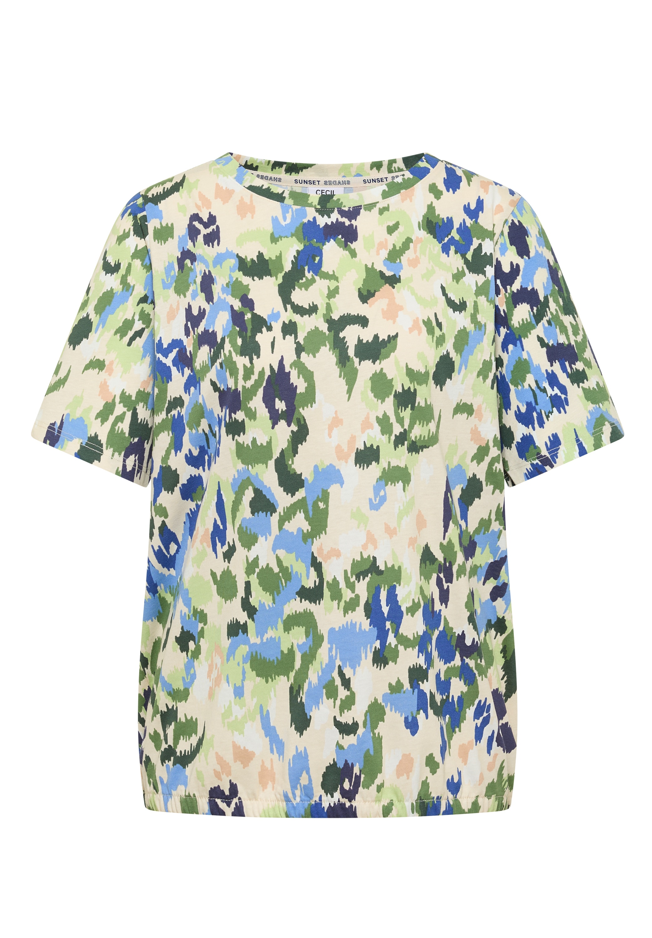 Cecil T-Shirt aus reiner Baumwolle