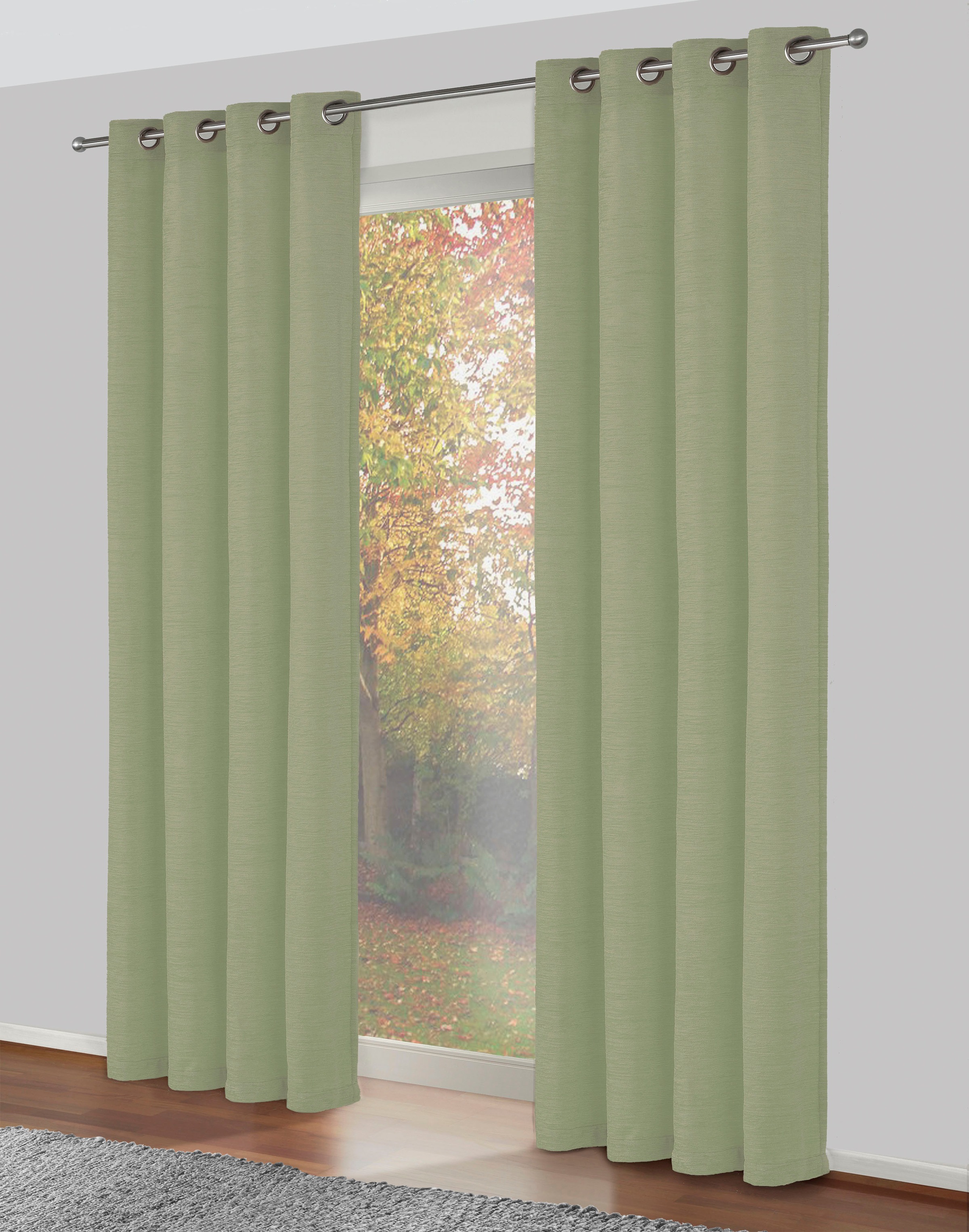 Wirth Vorhang "Trondheim 328 g/m²" Ösen 1 Stk. tlg. nach Maß günstig online kaufen