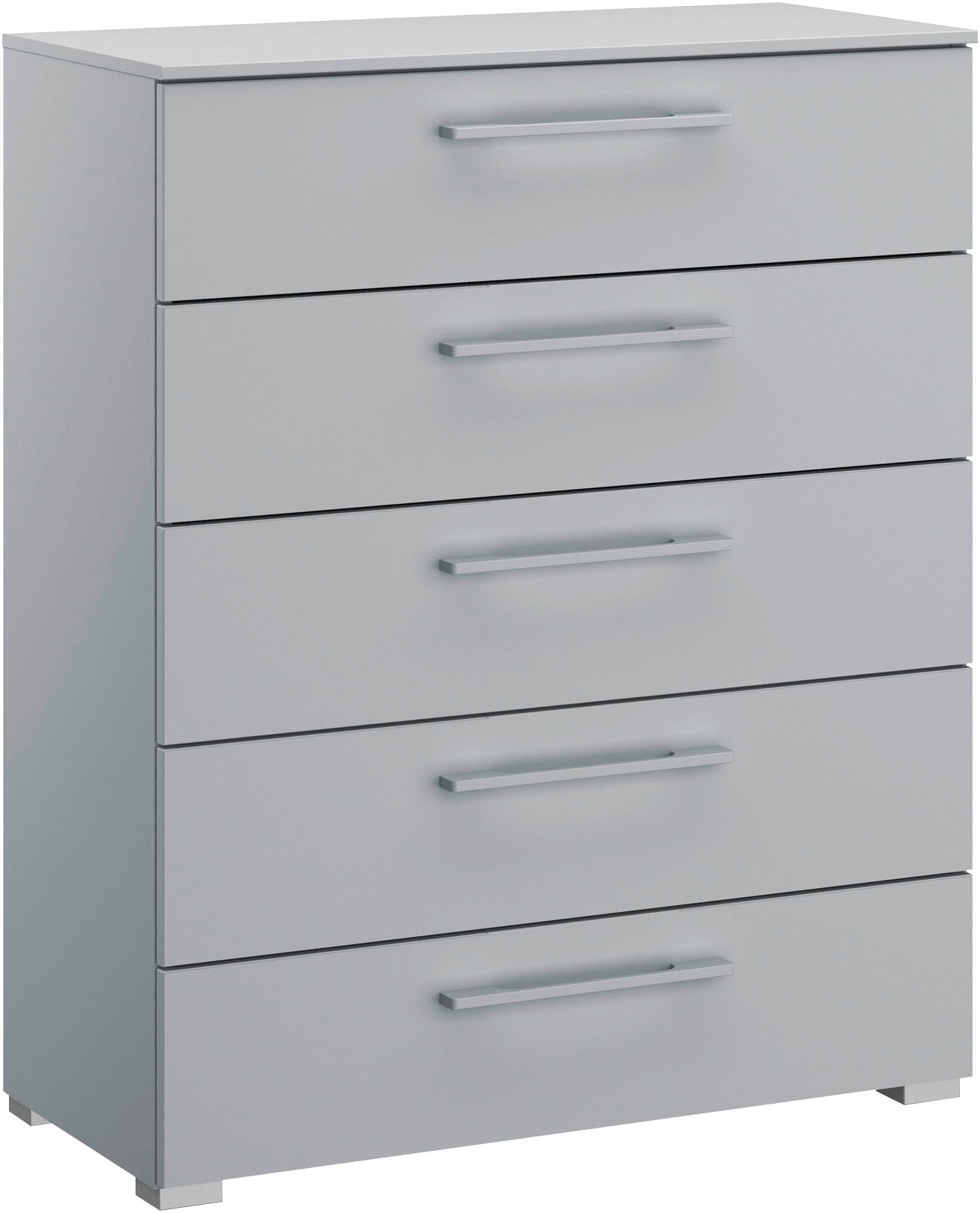 rauch Schubkastenkommode "Kommode Sideboard Wäscheschrank Schrank SKAT PURE" inkl. SOFT-CLOSE-FUNKTION, mit 5 Schubladen in puristischem Design MADE IN GERMANY