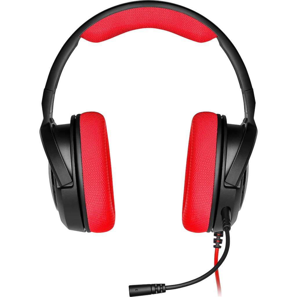 Corsair Gaming-Headset »HS35 Stereo Red«, Mikrofon abnehmbar