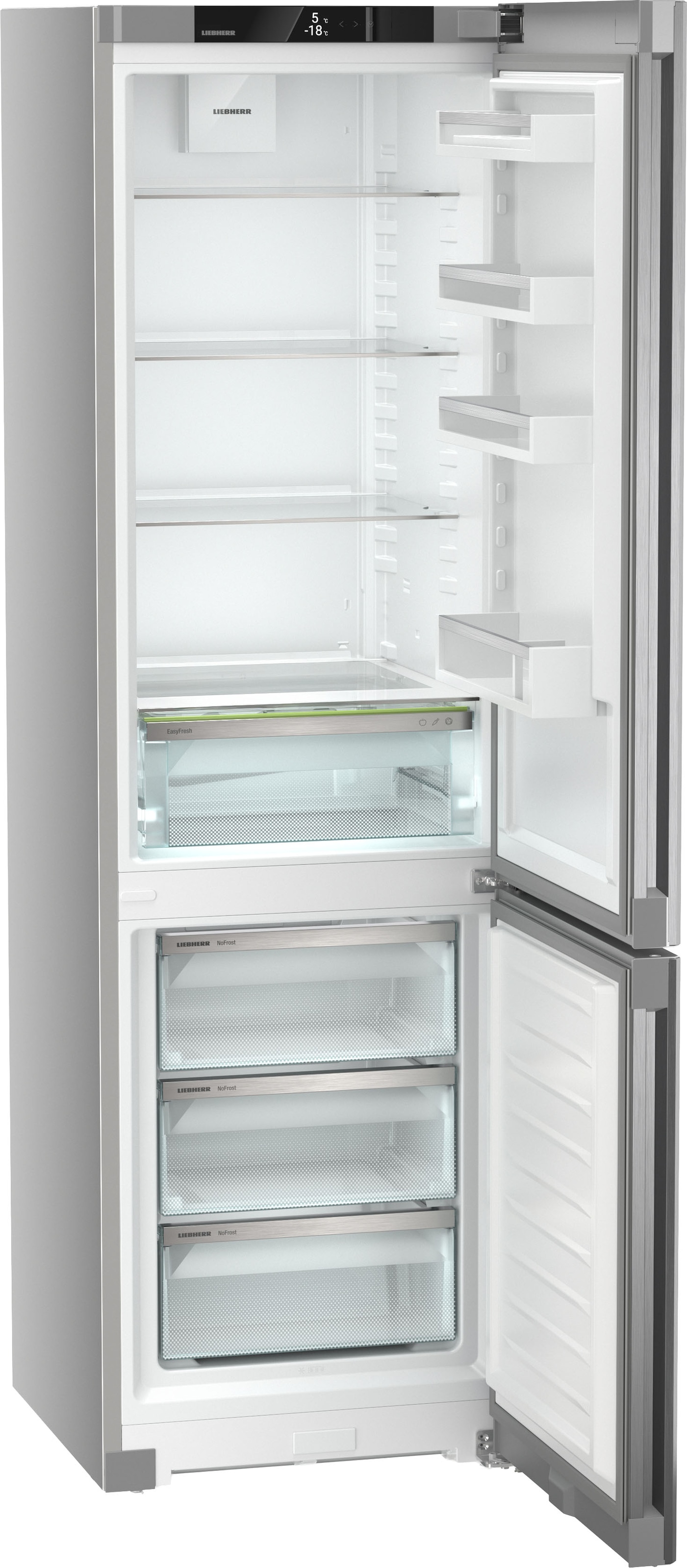 Liebherr Kühl-/Gefrierkombination Pure »KGNsf 57Va03_091706651« 201,5 cm hoch 59,7 cm breit