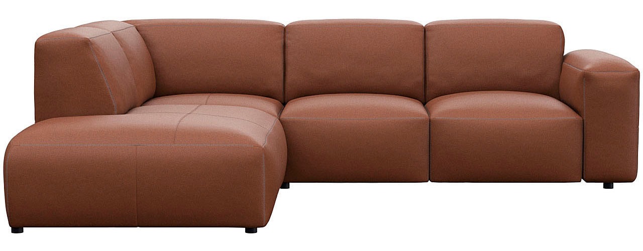 FLEXLUX Ecksofa "Lucera, super bequem durch hochwertigen Sitzaufbau mit Kal günstig online kaufen