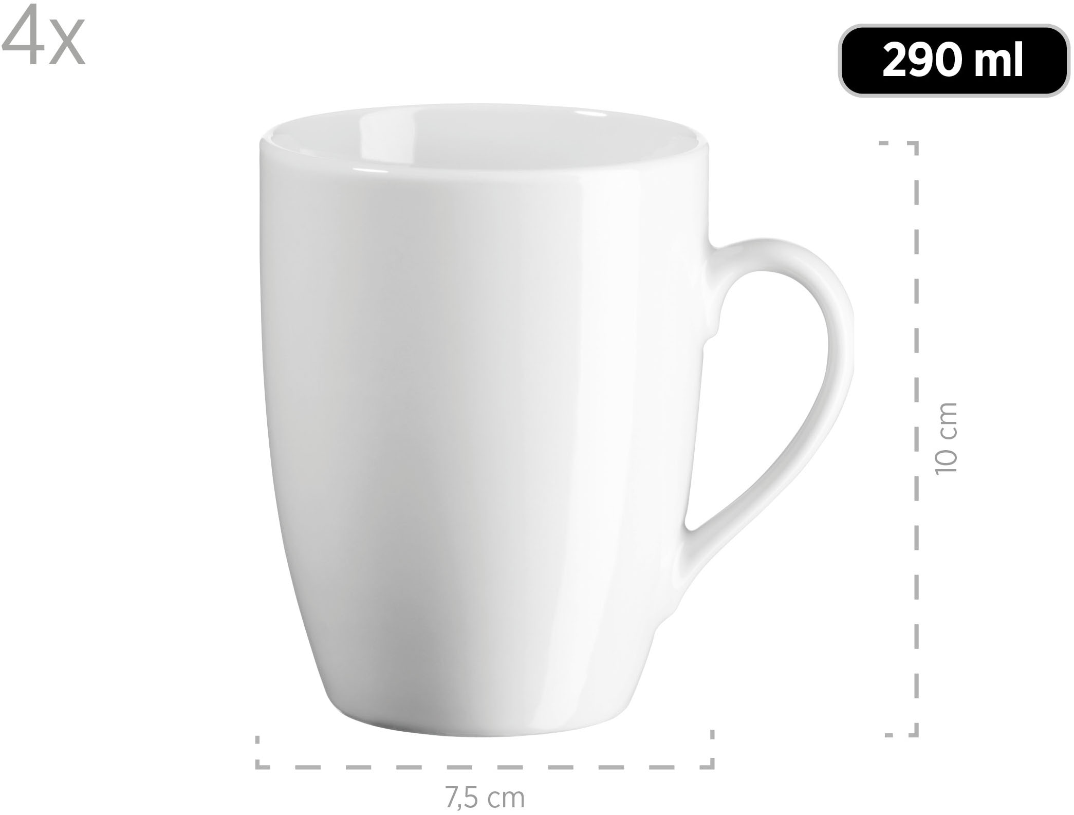 MÄSER Kombiservice »BARCA, Kombiservice, Porzellan«