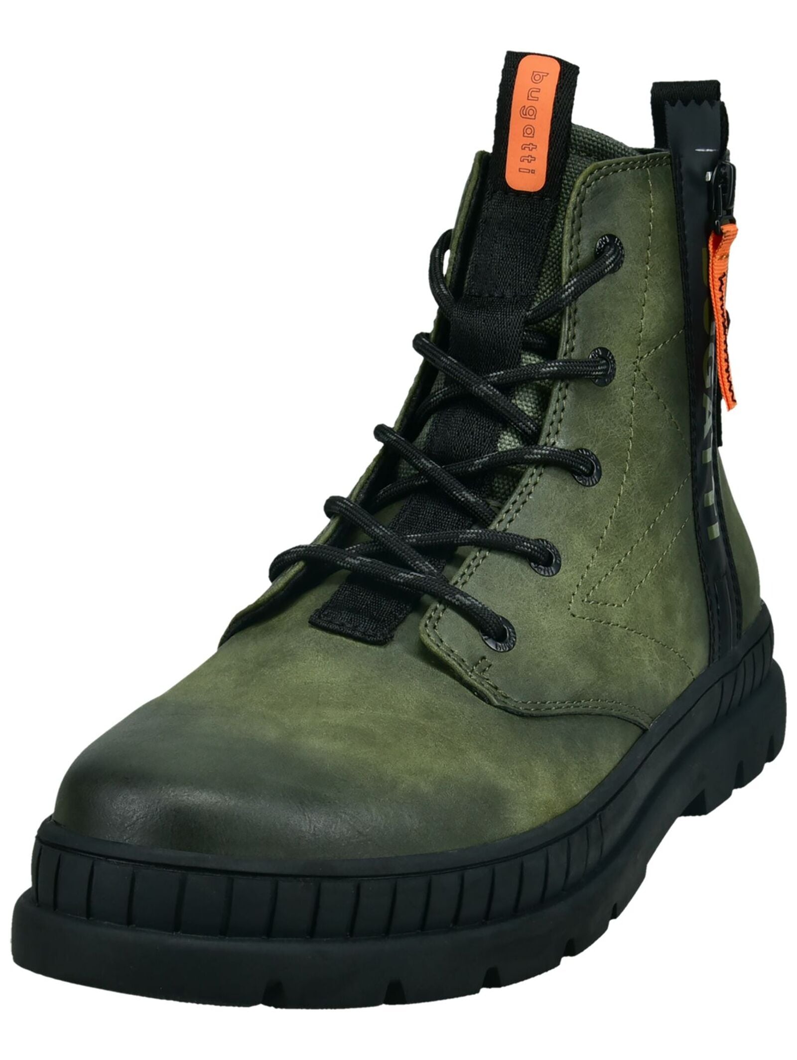 bugatti Schnürstiefelette "bugatti Stiefelette Lederimitat" günstig online kaufen