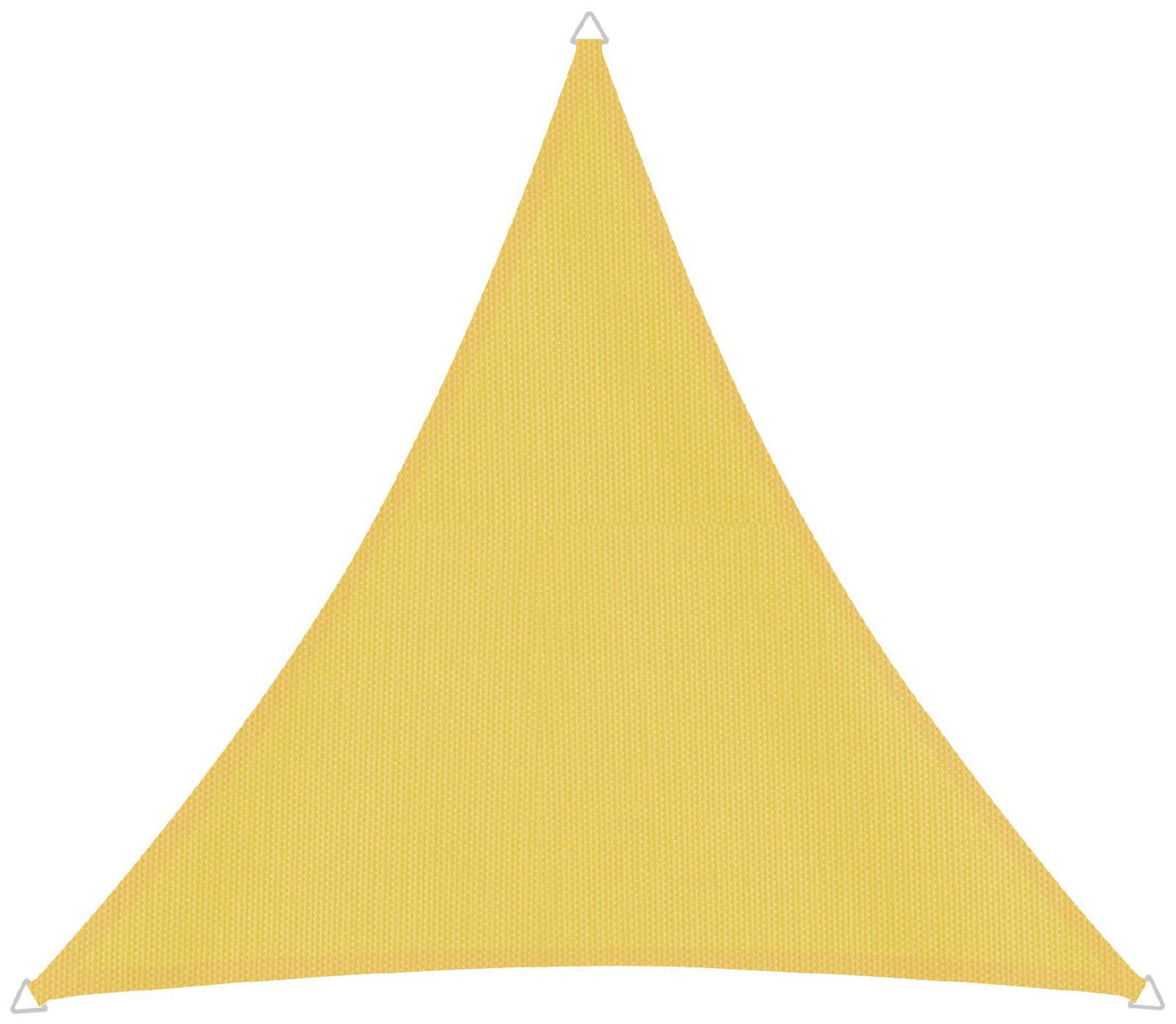 Sonnensegel »Cannes Dreieck«, 3x3x3m, gelb
