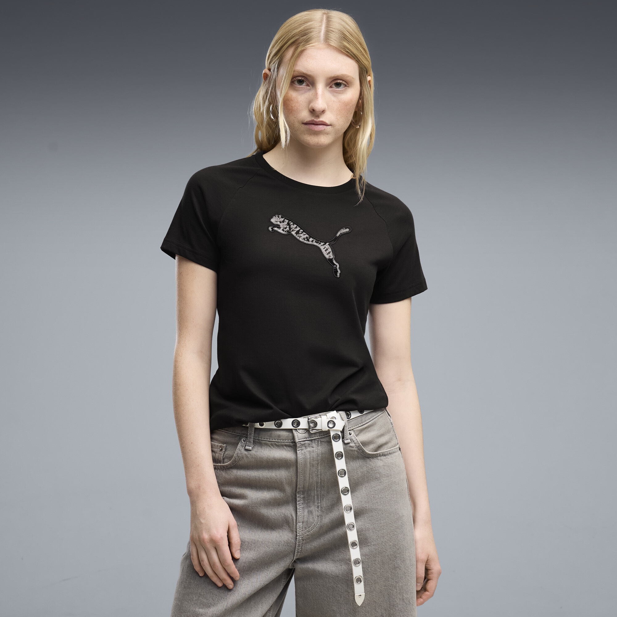 PUMA T-Shirt »Essentials Sequins T-Shirt Damen«