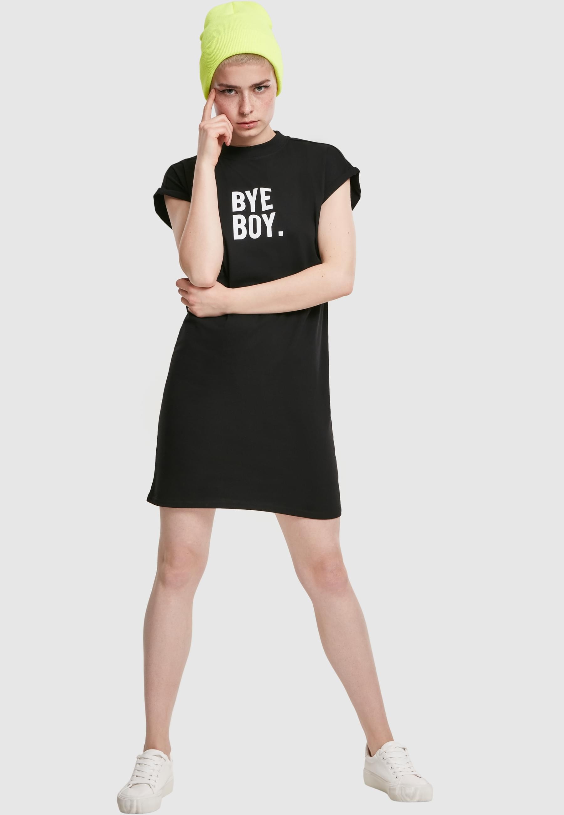 MisterTee Shirtkleid »MisterTee Damen Ladies Bye Boy Extended Shoulder Dress«, (1 tlg.)