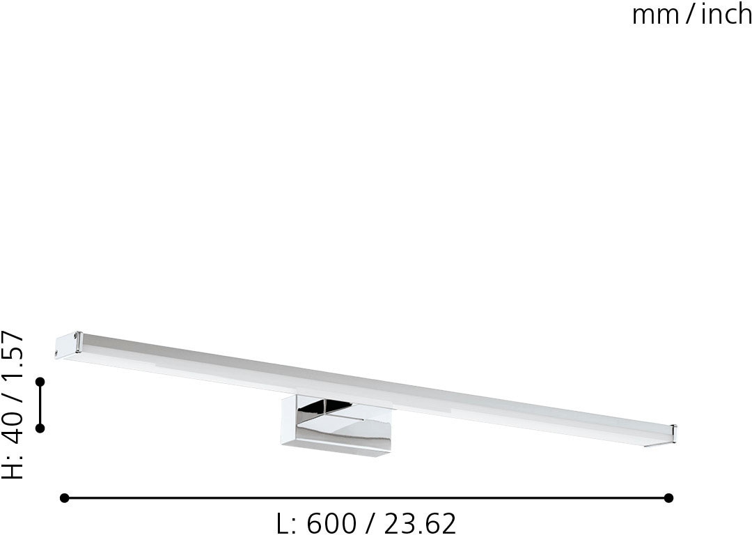 EGLO Spiegelleuchte »PANDELLA«, 1 flammig, Leuchtmittel LED-Board | LED fest integriert