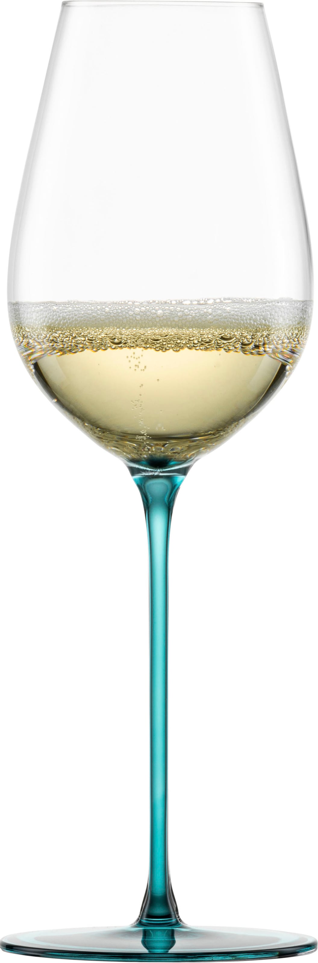 Eisch Champagnerglas "INSPIRE SENSISPLUS", (Set, 2 tlg., 2 Gläser im Geschenkkarton), die Veredelung der Stiele erfolgt 