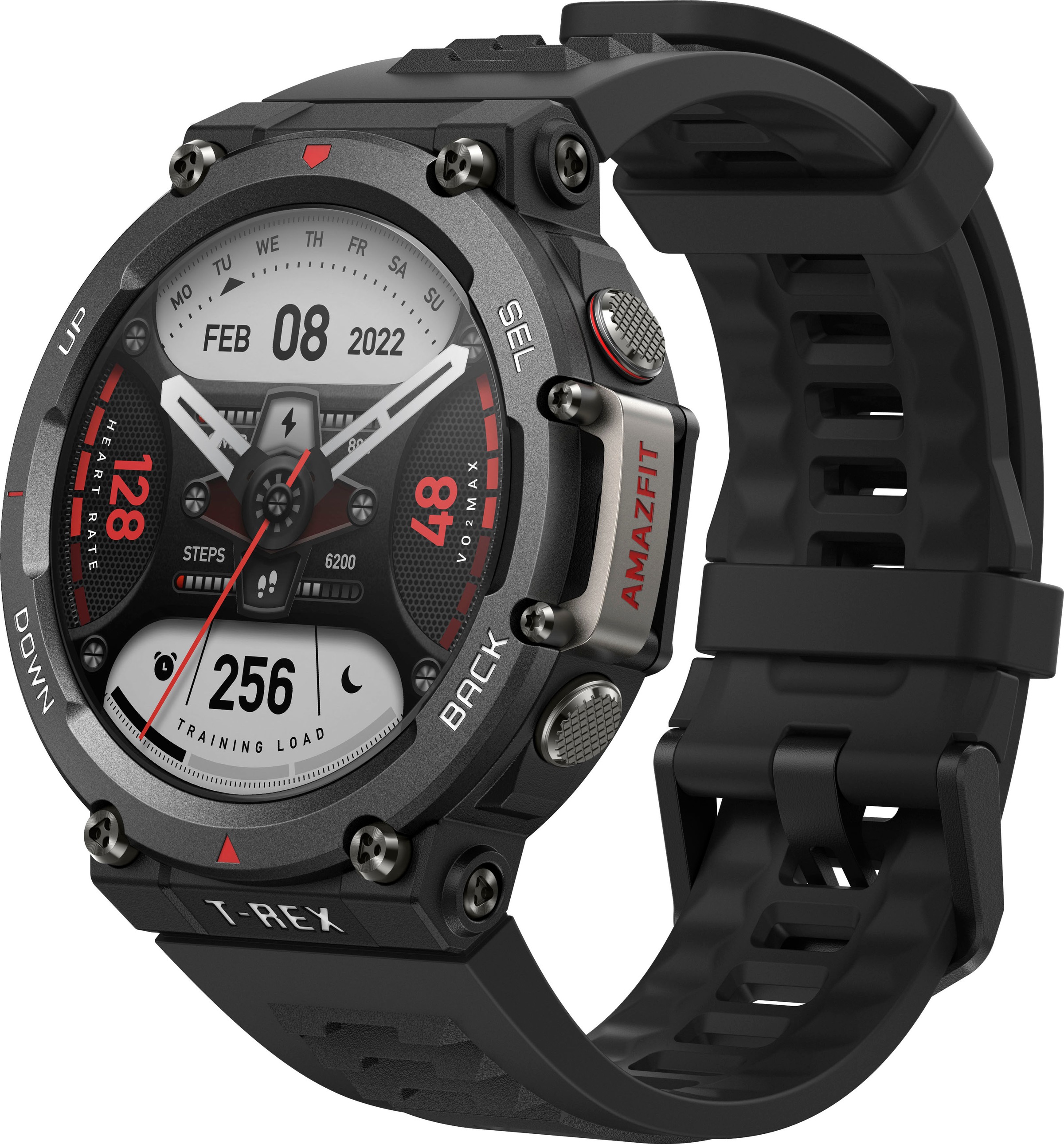 Amazfit Smartwatch »T-Rex 2«, (Amazfit OS)