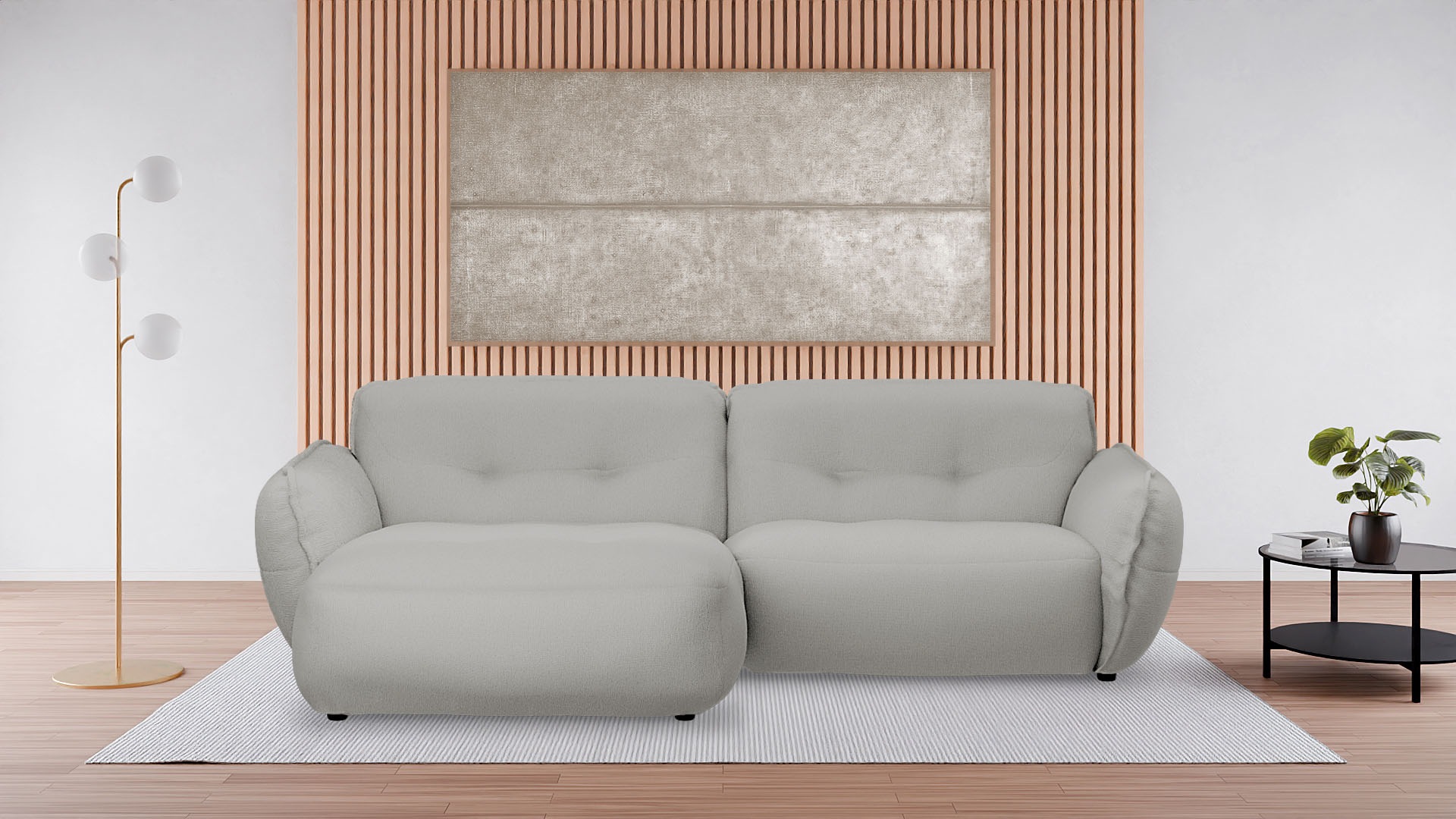 BETYPE Ecksofa "Be Fluffy Mega Sofa, bequem, viel Platz, Breite 289cm, L-Fo günstig online kaufen