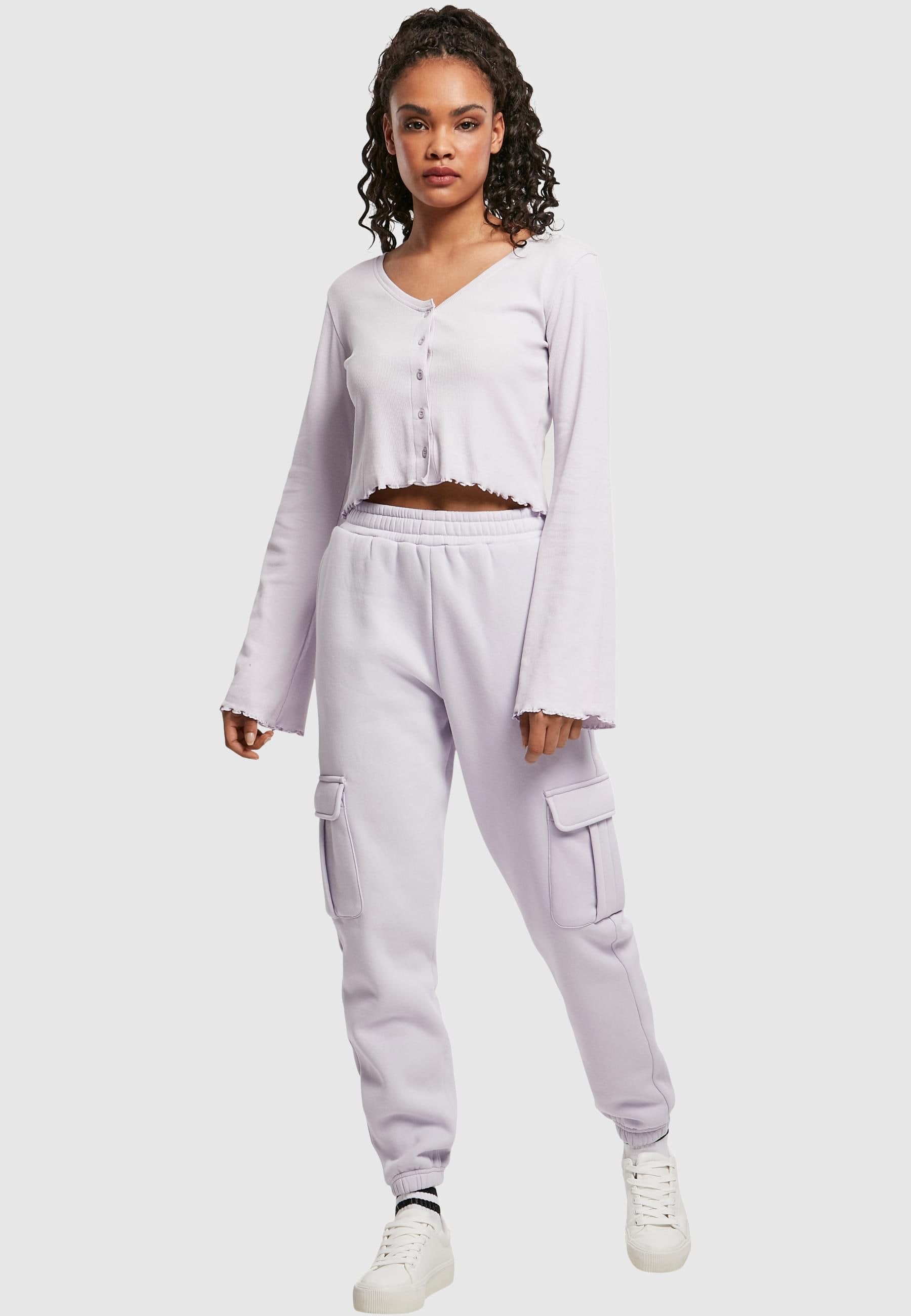 URBAN CLASSICS Jogginghose »Urban Classics Damen Ladies High Waist Cargo Sweat Pants«, (1 tlg.)