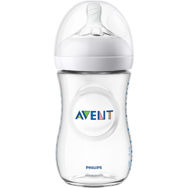 Philips AVENT Babyflasche »Natural Flasche SCF033/27«, (2er-Pack),  Anti-Kolik-System ▷ für | BAUR