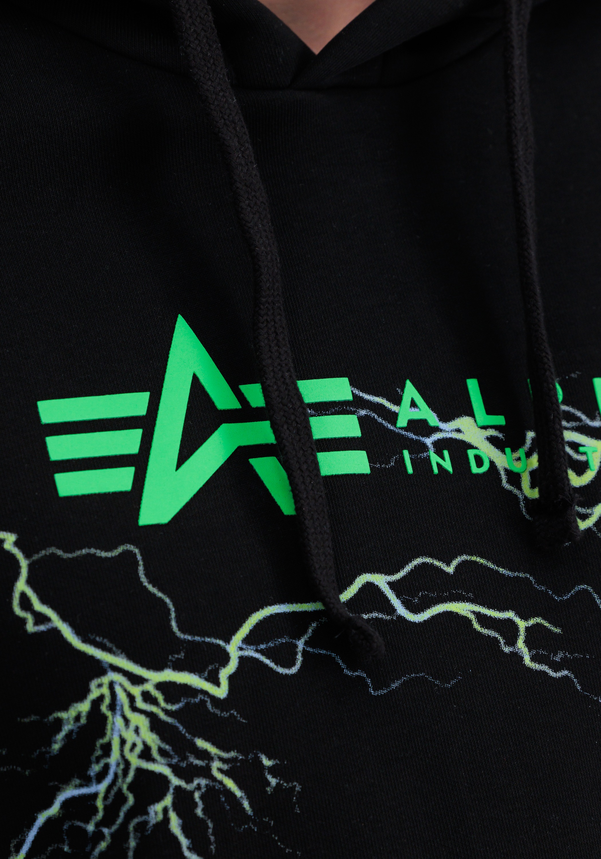 Alpha Industries Hoodie »Alpha Industries Men - Hoodies Lightning AOP Hoodie«